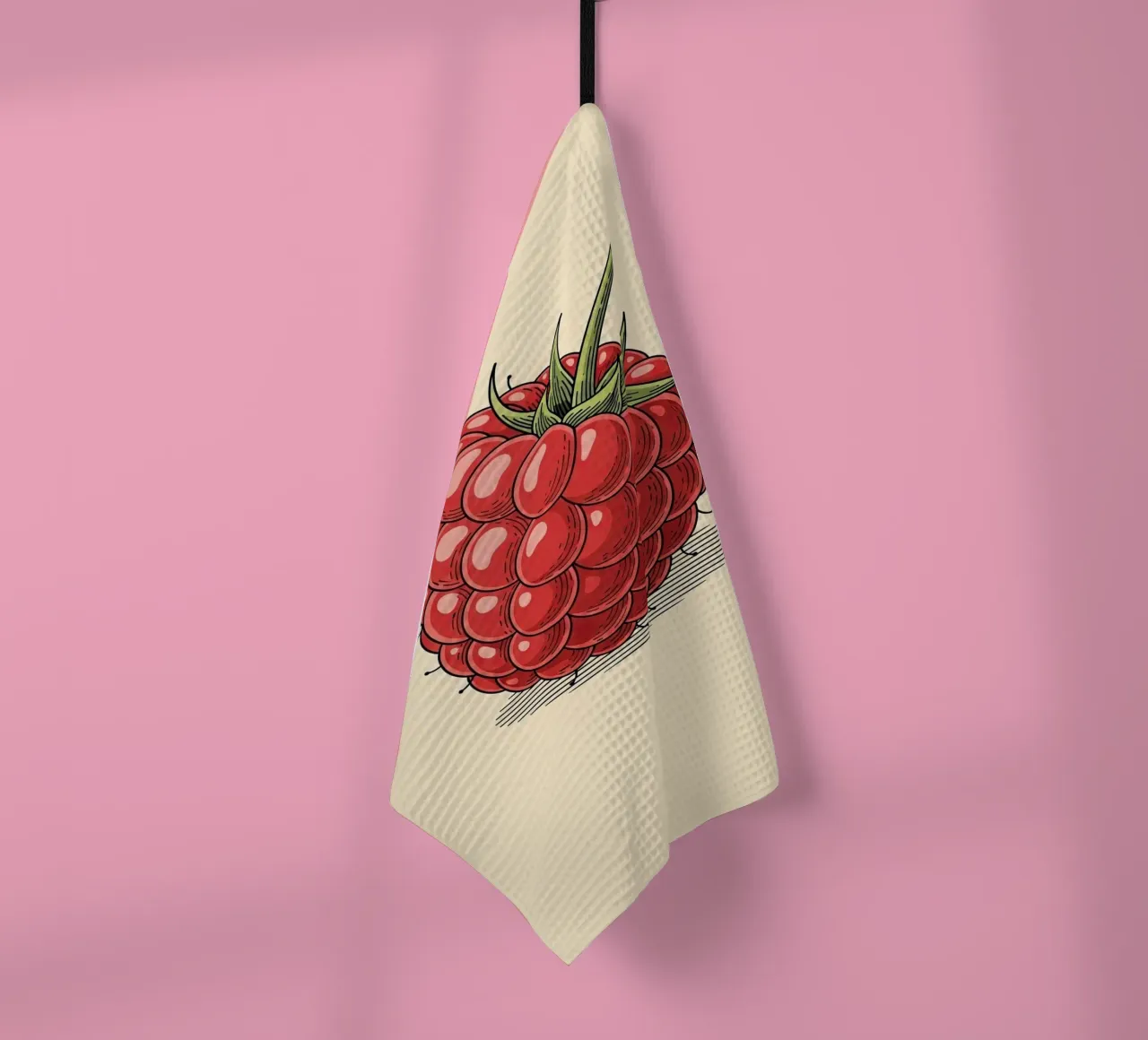 Himbeere Zart Geschirrtuch von ArtPlane