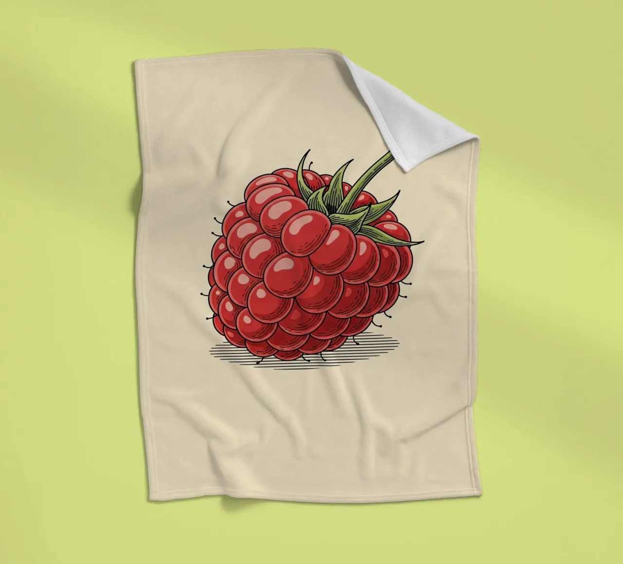 Raspberry Delicate Fleecedecke von ArtPlane