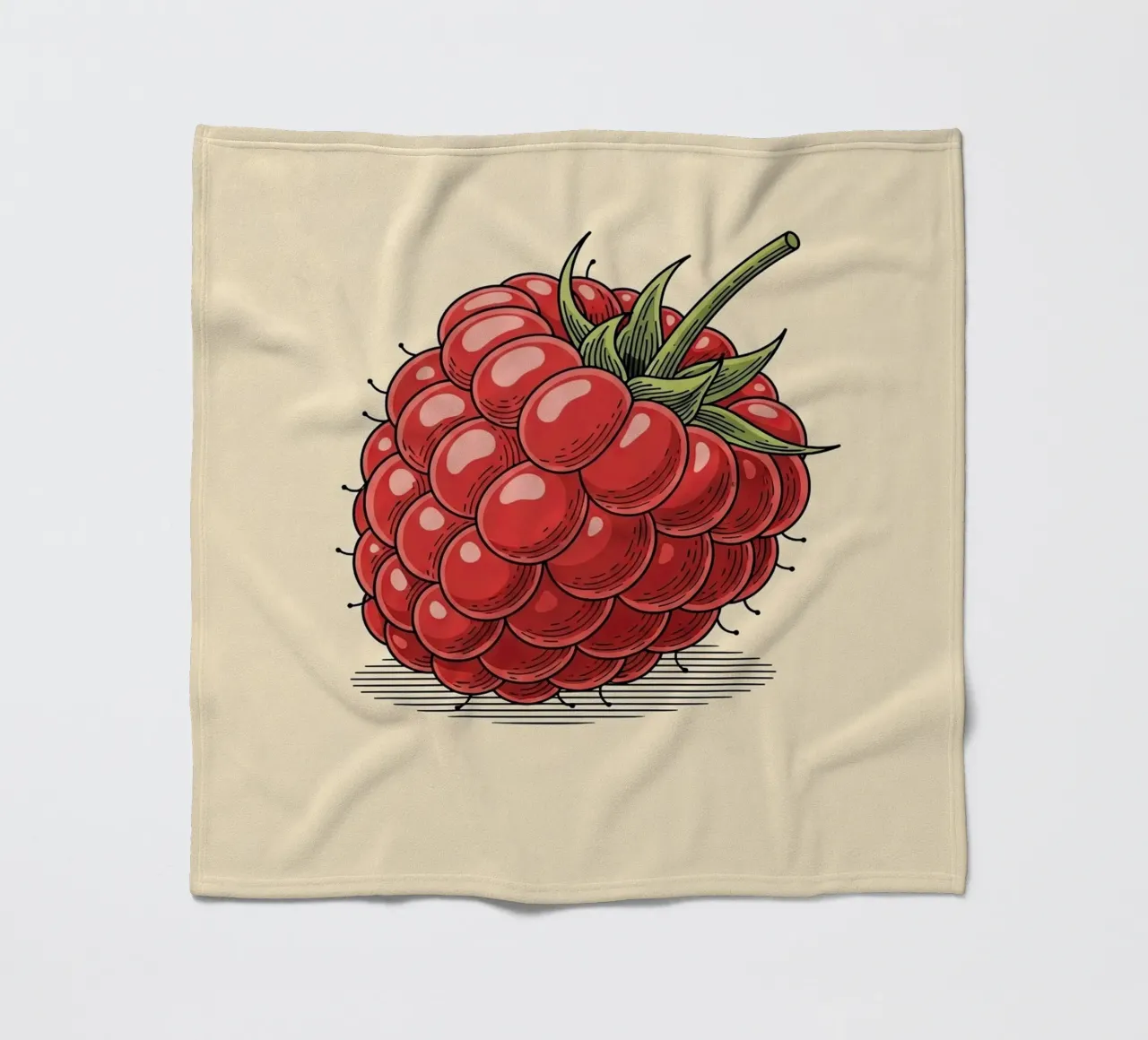 Raspberry Delicate Fleecedecke von ArtPlane