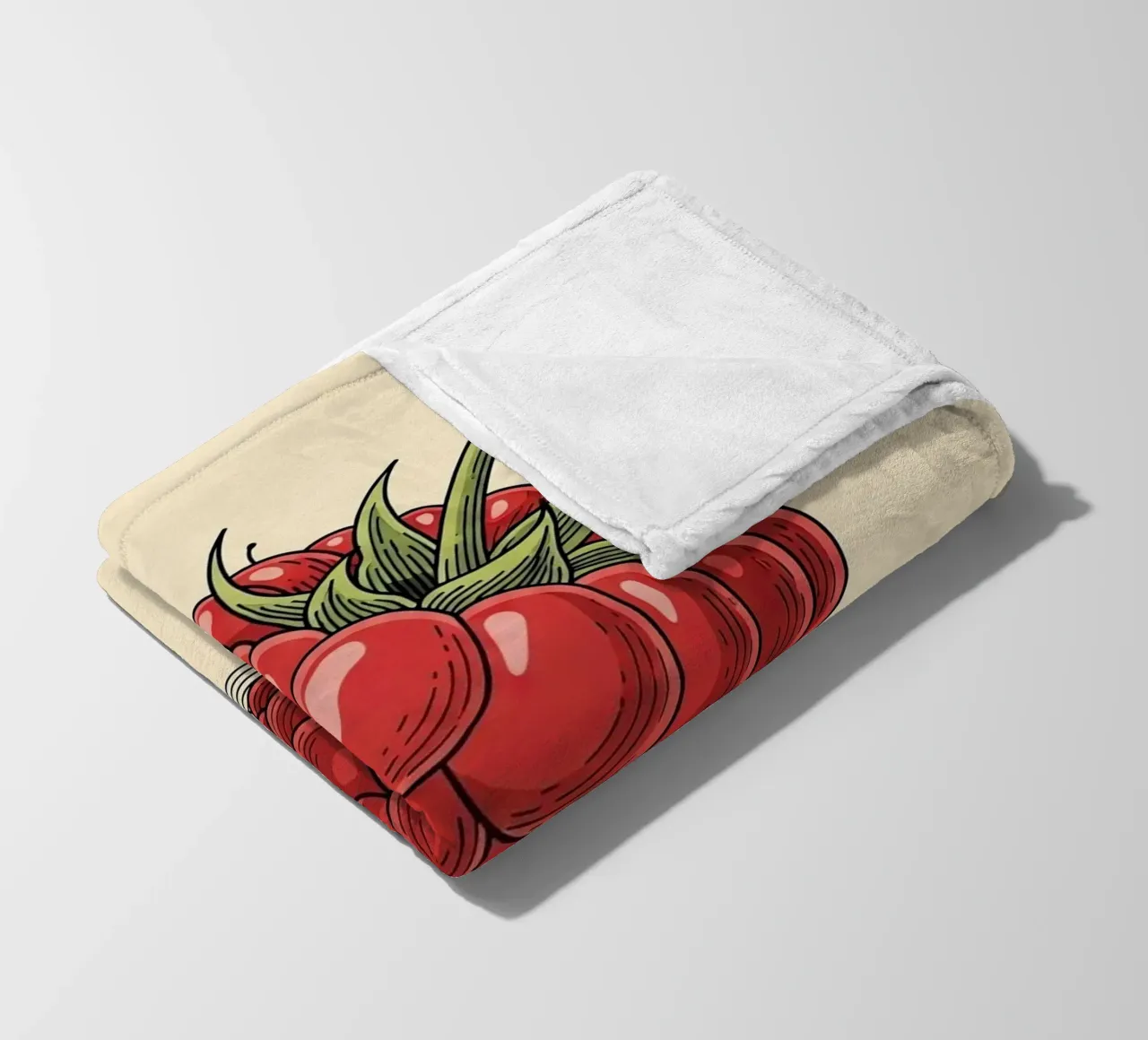 Raspberry Delicate Fleecedecke von ArtPlane