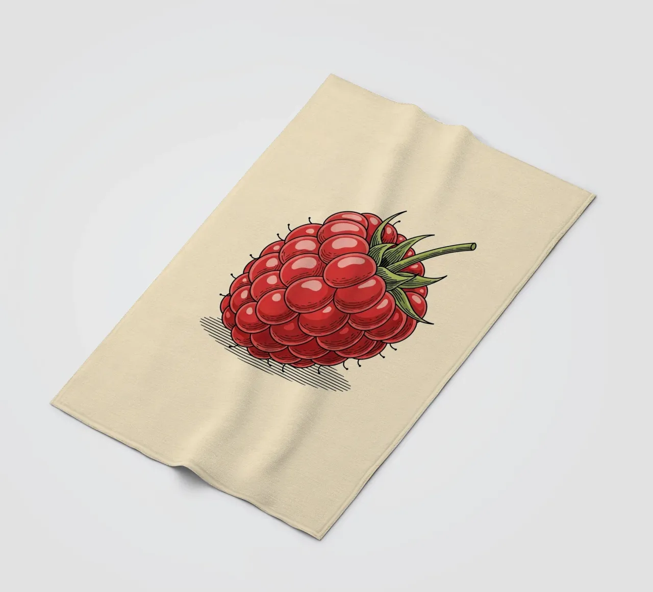 Raspberry Delicate Fleecedecke von ArtPlane