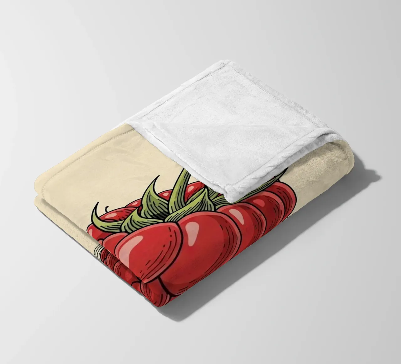 Raspberry Delicate Fleecedecke von ArtPlane