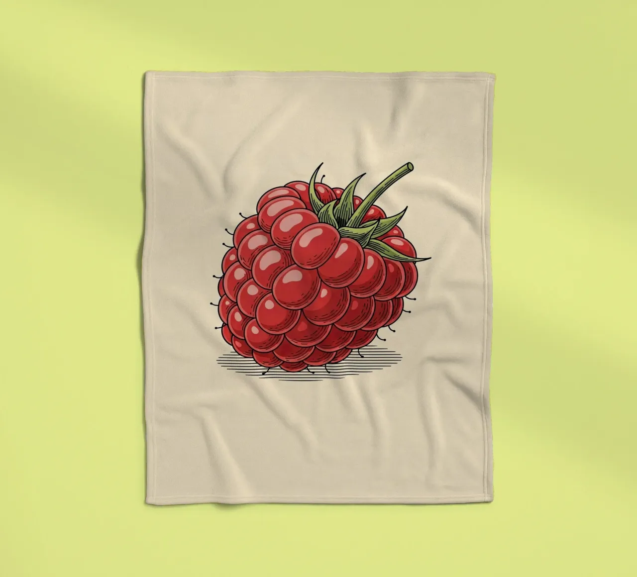 Raspberry Delicate Fleecedecke von ArtPlane