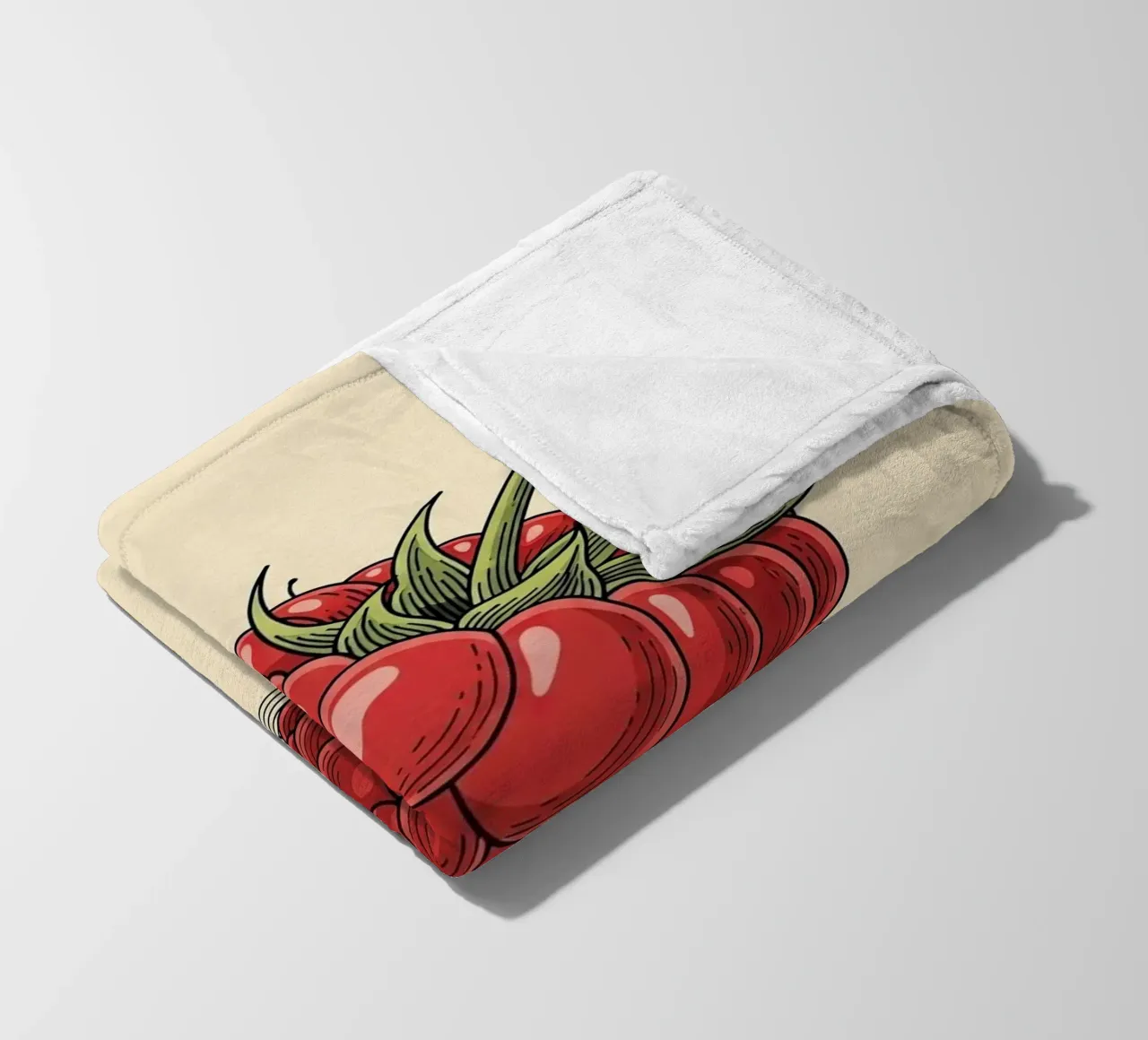 Raspberry Delicate Fleecedecke von ArtPlane