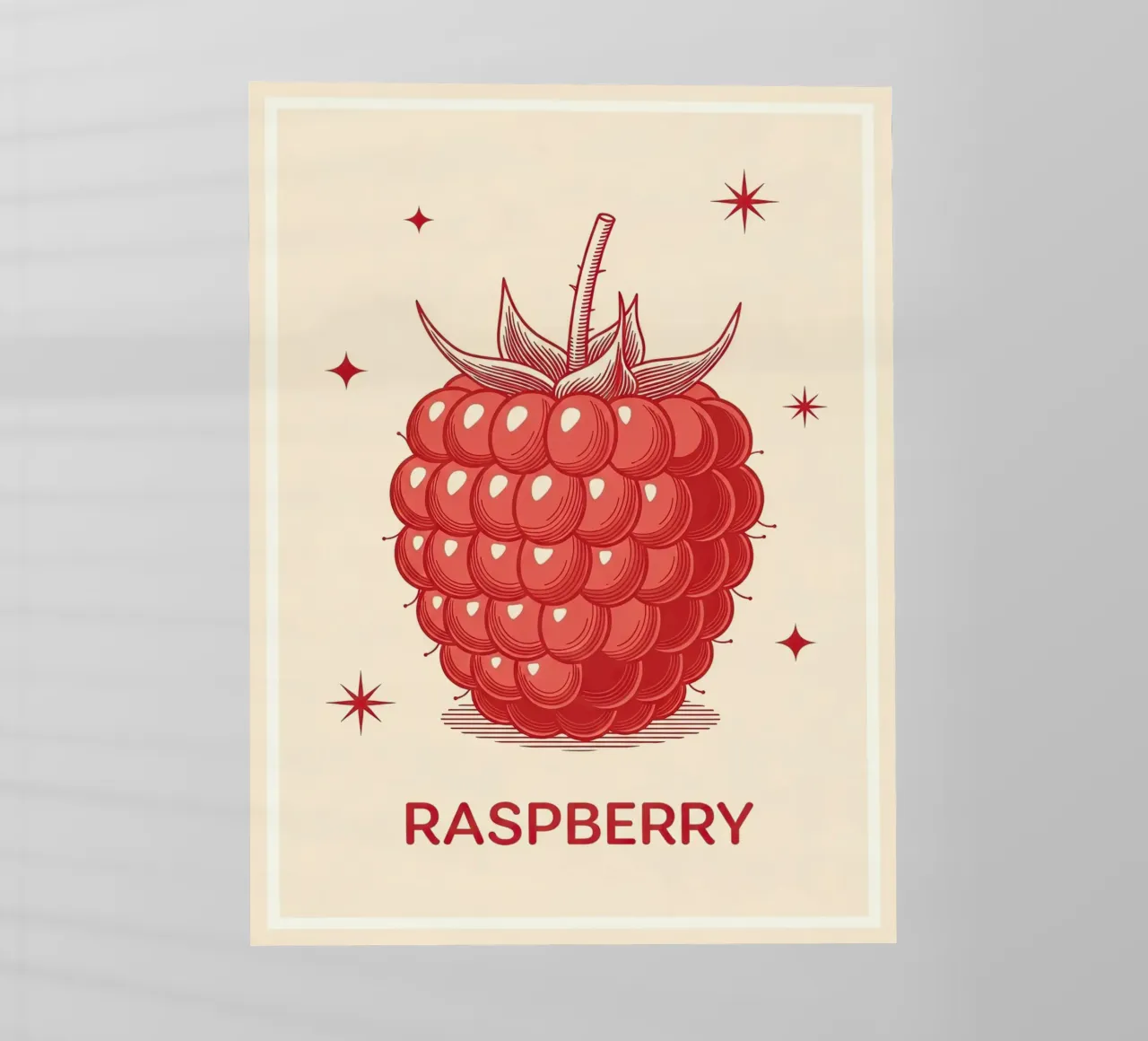 Raspberry Delicate backlit film by ArtPlane