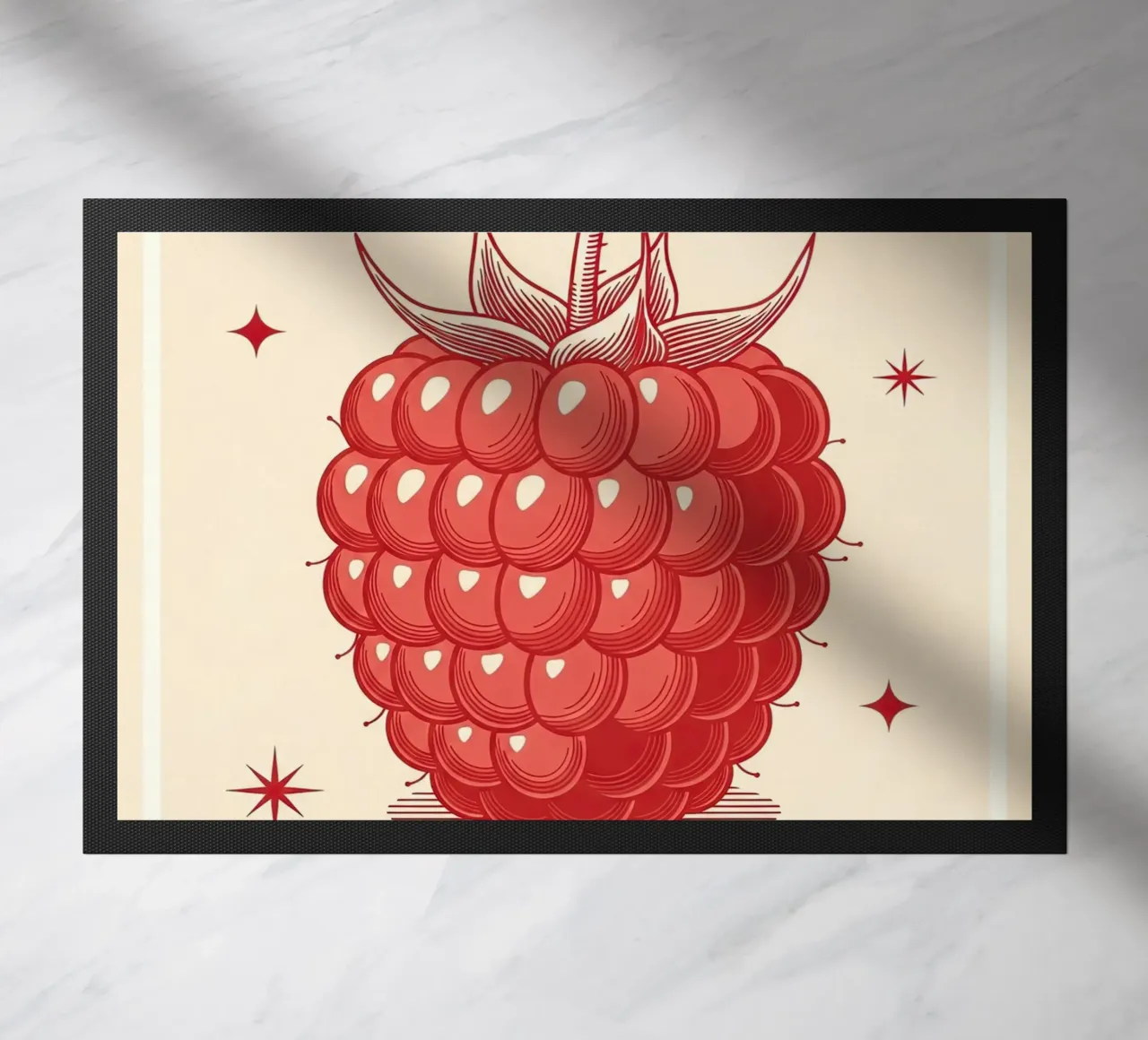 Raspberry Delicate Fußmatte von ArtPlane