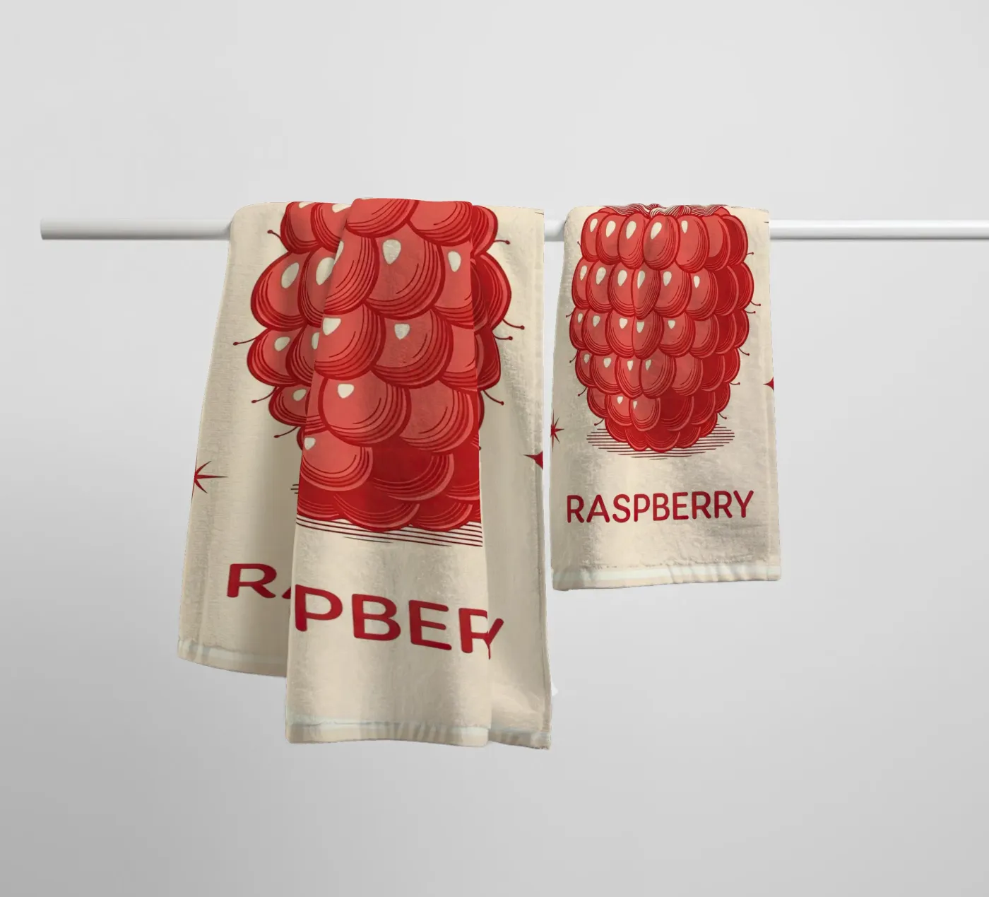 Raspberry Delicate Handtuch von ArtPlane