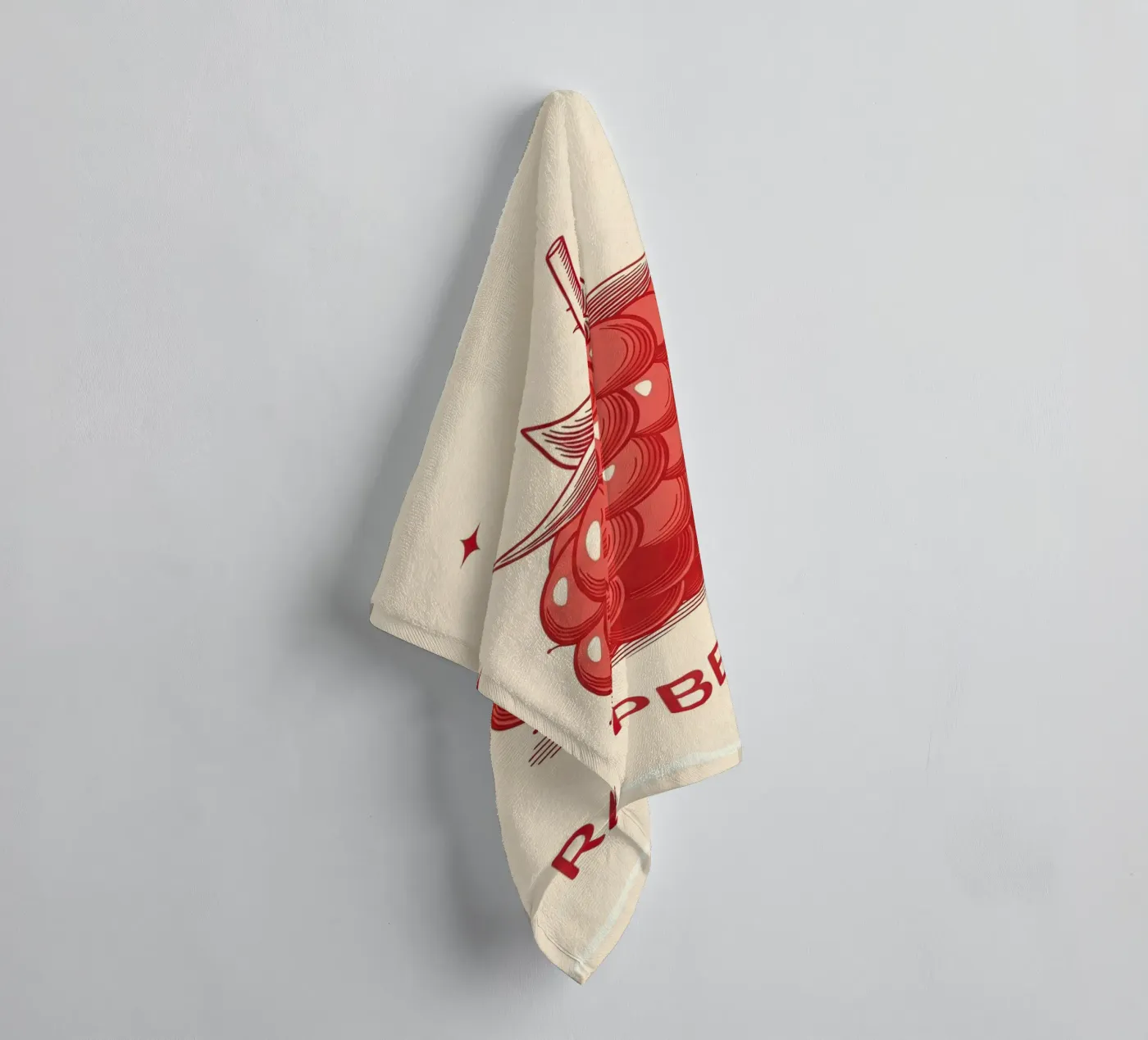 Raspberry Delicate Handtuch von ArtPlane