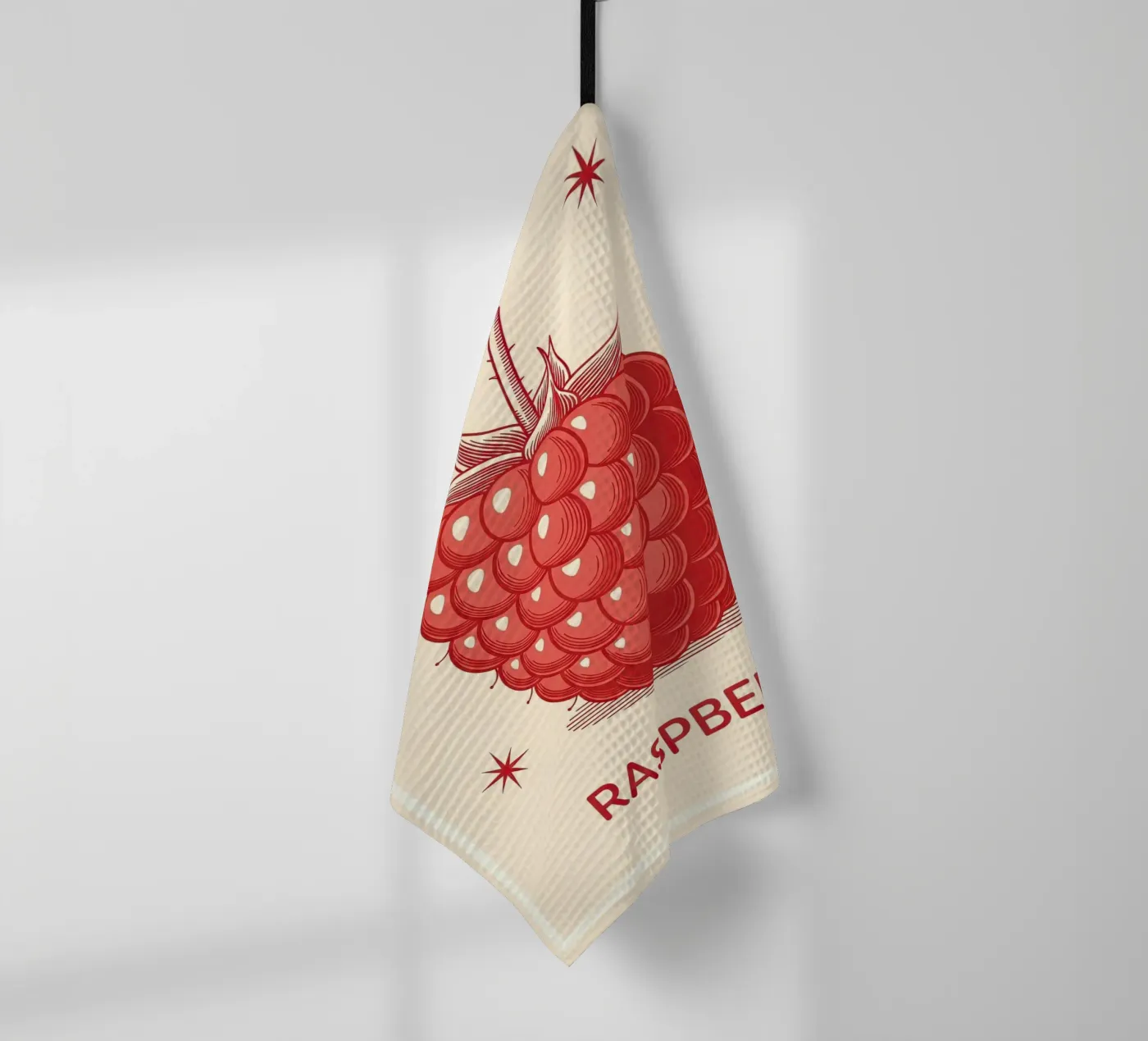 Framboos Delicaat theedoek van ArtPlane