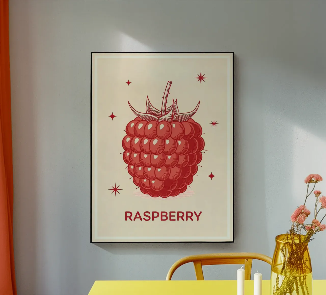 Framboise délicate plexiglas de ArtPlane