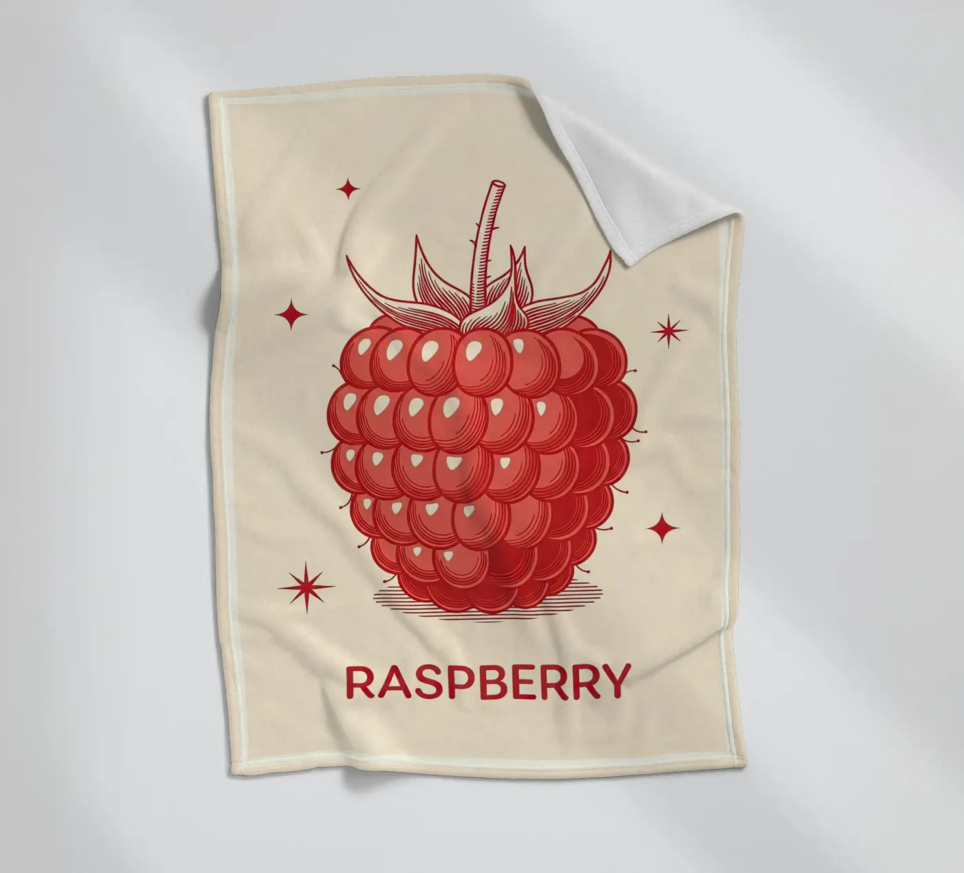 Raspberry Delicate fleecedeken van ArtPlane