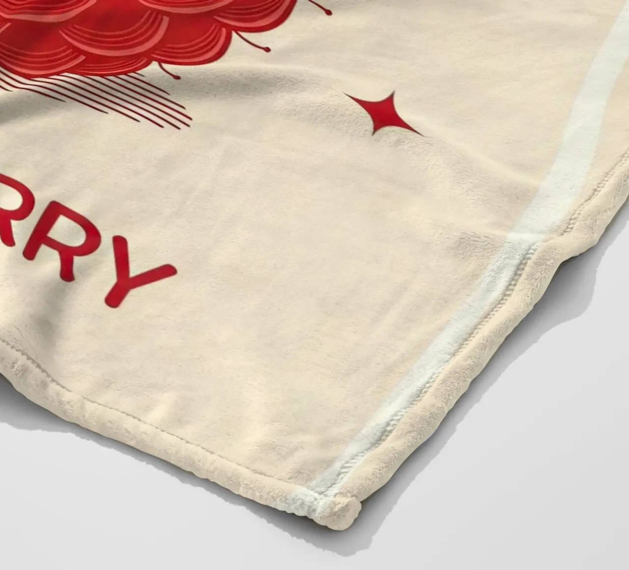 Raspberry Delicate fleece blanket by ArtPlane