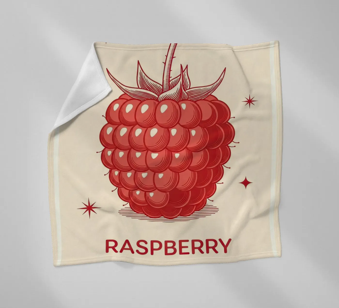 Raspberry Delicate fleecedeken van ArtPlane