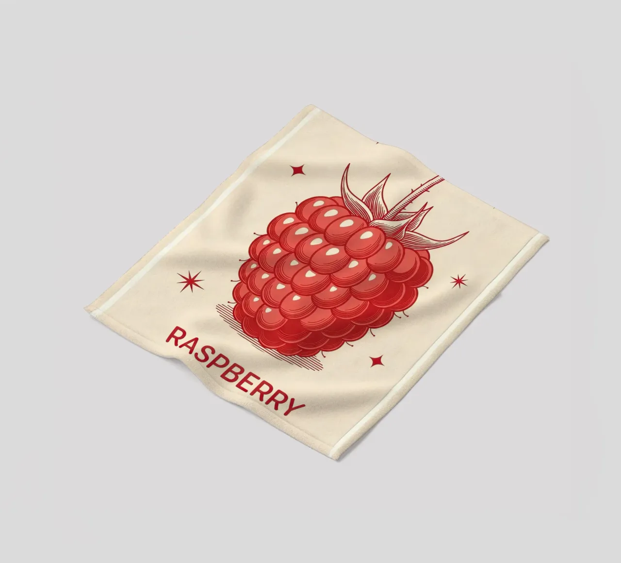Raspberry Delicate fleece blanket by ArtPlane
