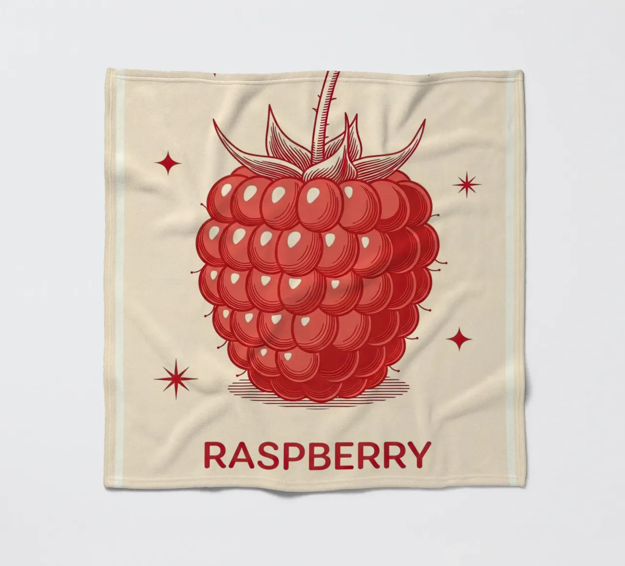 Raspberry Delicate fleece blanket by ArtPlane