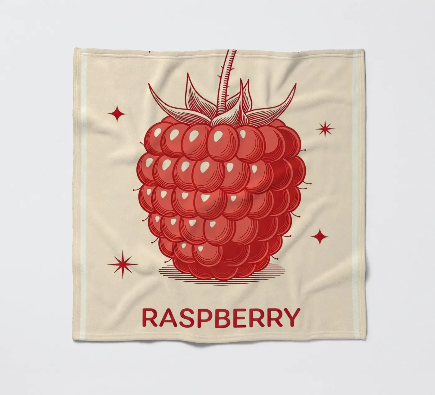 Raspberry Delicate fleecedeken van ArtPlane