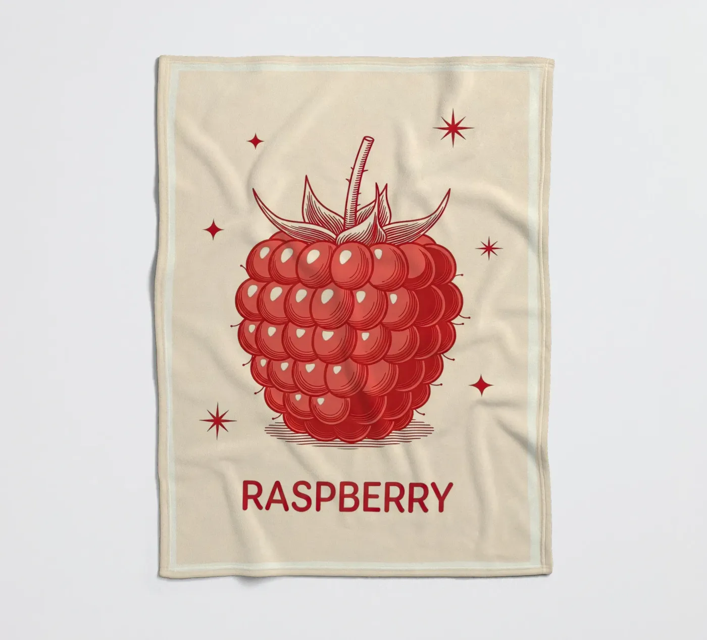 Raspberry Delicate fleecedeken van ArtPlane