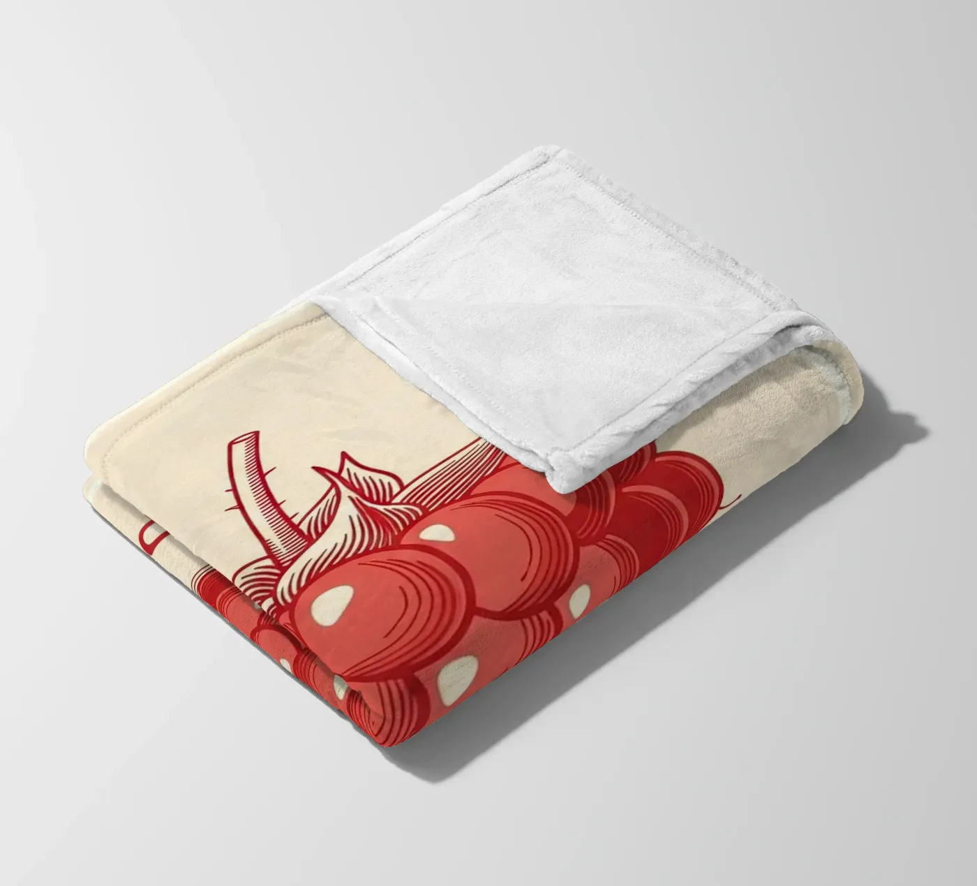 Raspberry Delicate fleecedeken van ArtPlane