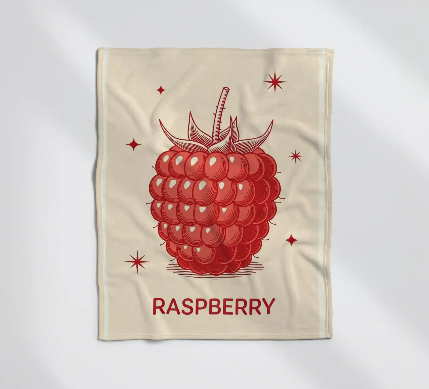 Raspberry Delicate fleecedeken van ArtPlane