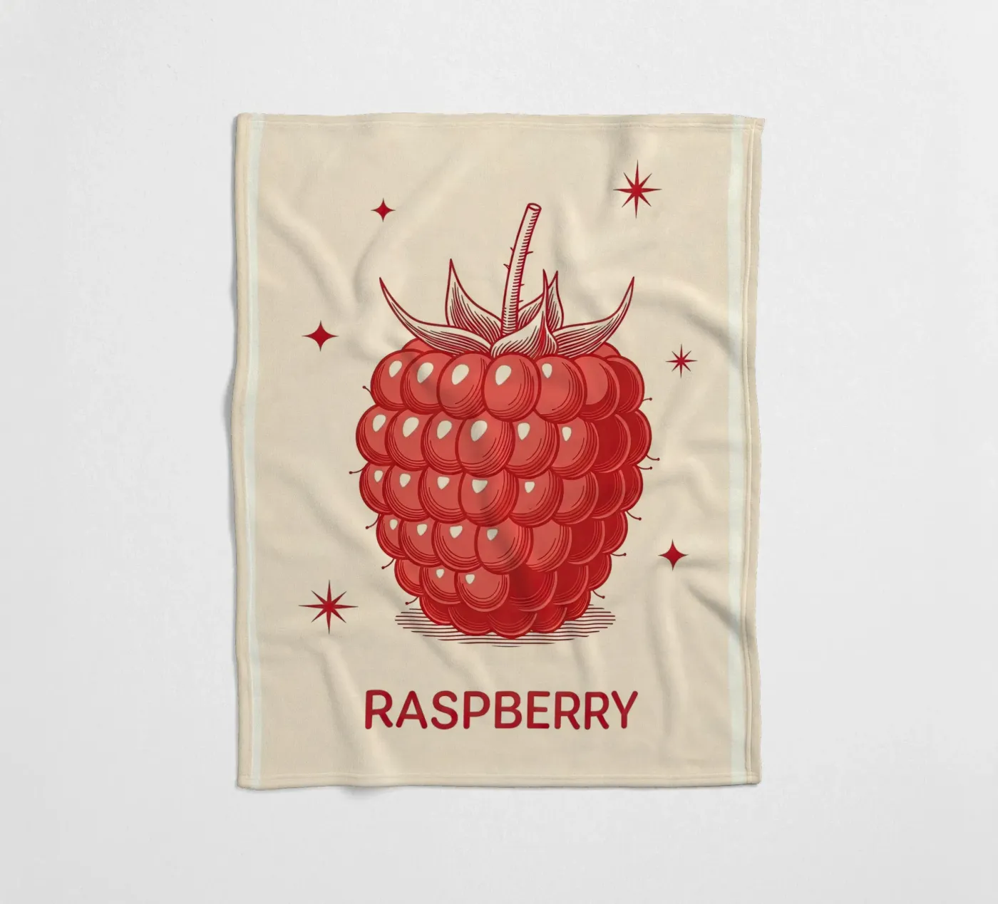 Raspberry Delicate fleecedeken van ArtPlane
