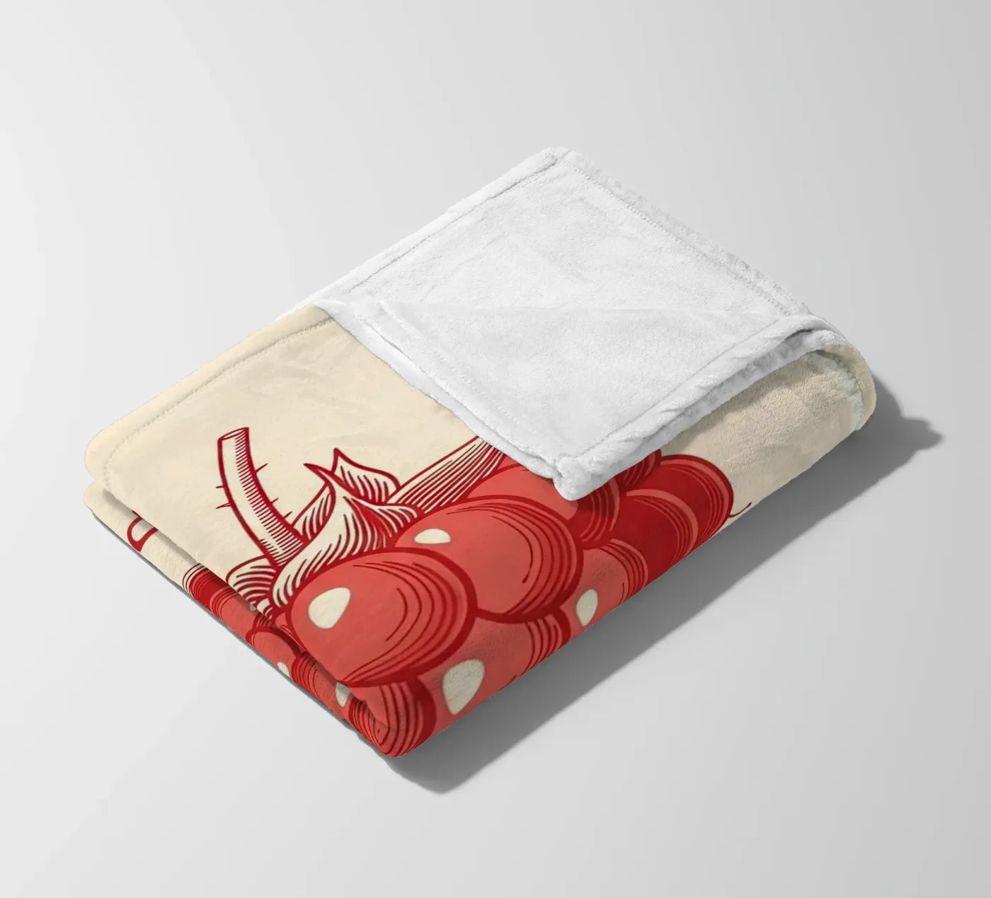 Raspberry Delicate fleecedeken van ArtPlane