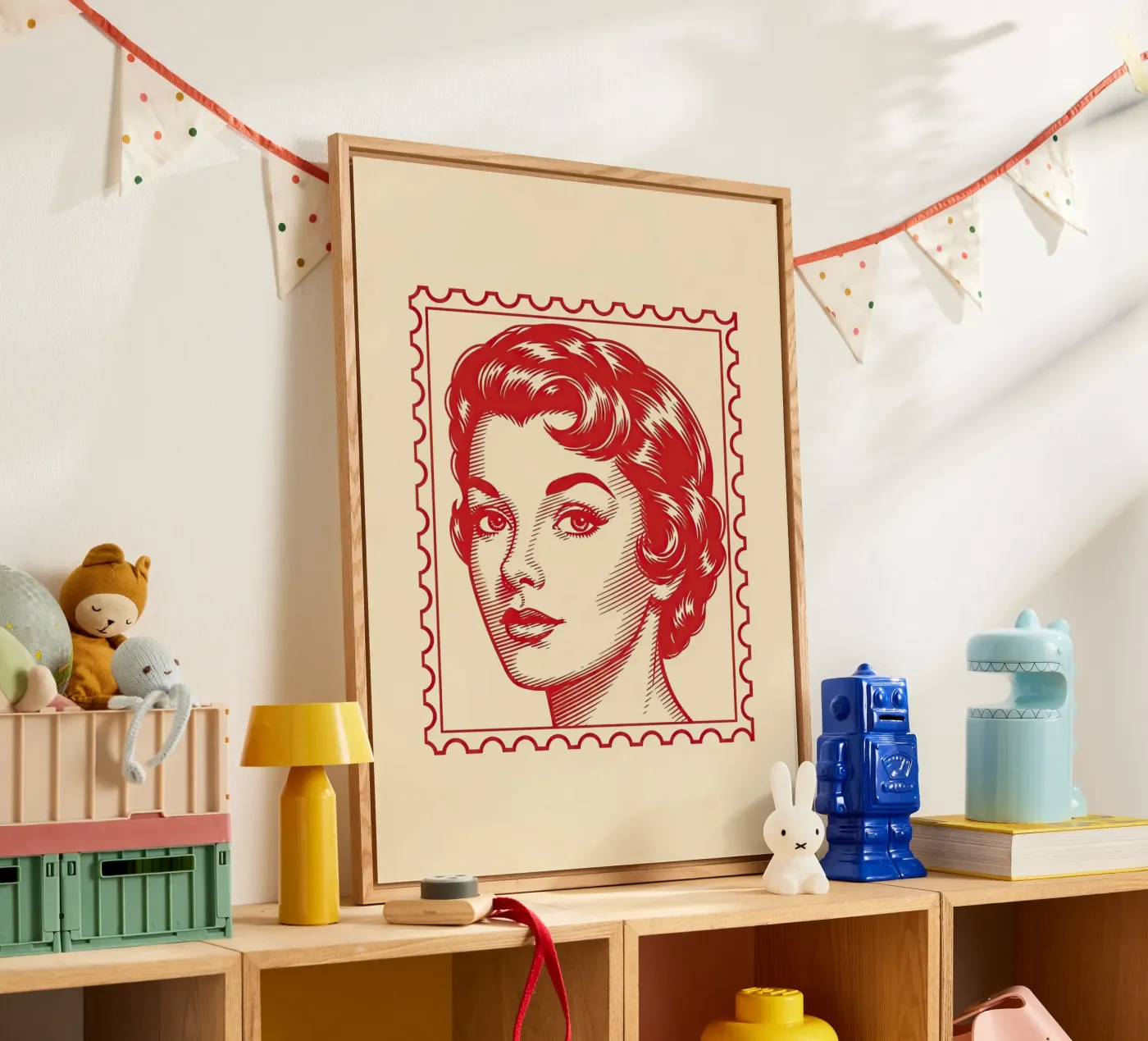 Briefkasten Rot Acryl-Glas von ArtPlane
