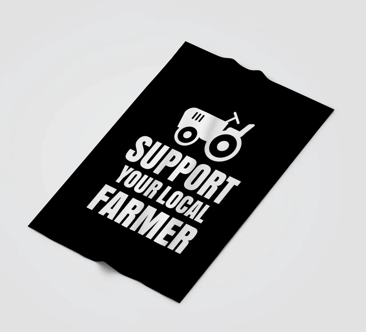 Support your local farmer coperta in pile da mygreenvalue