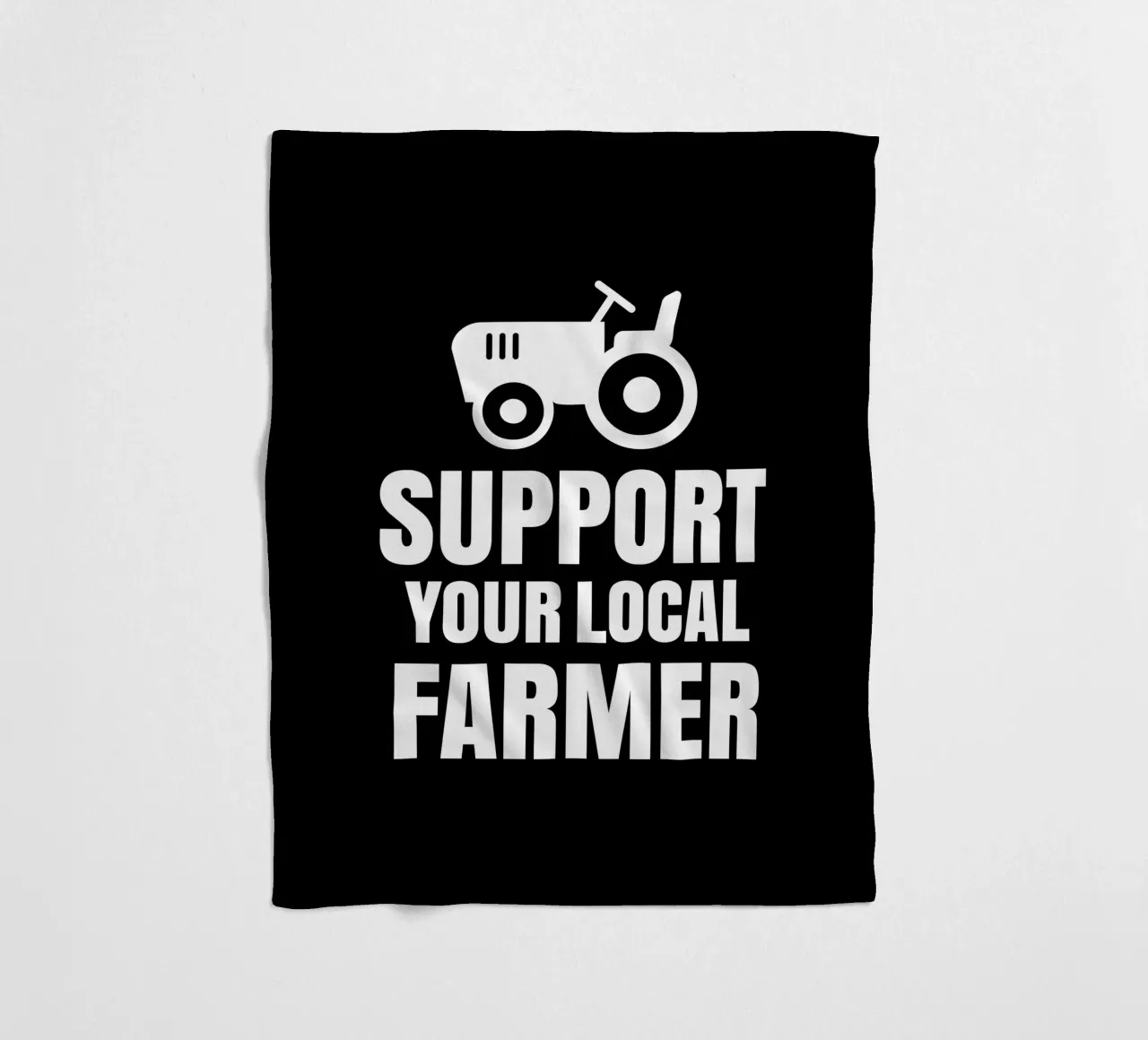 Support your local farmer coperta in pile da mygreenvalue
