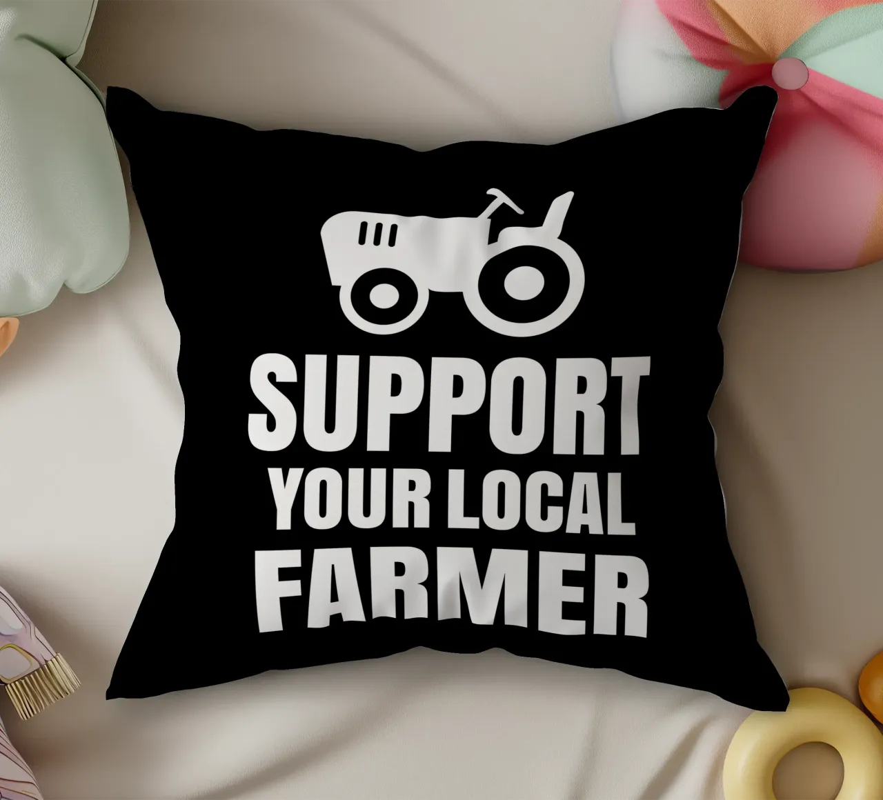 Support your local farmer cuscino da mygreenvalue