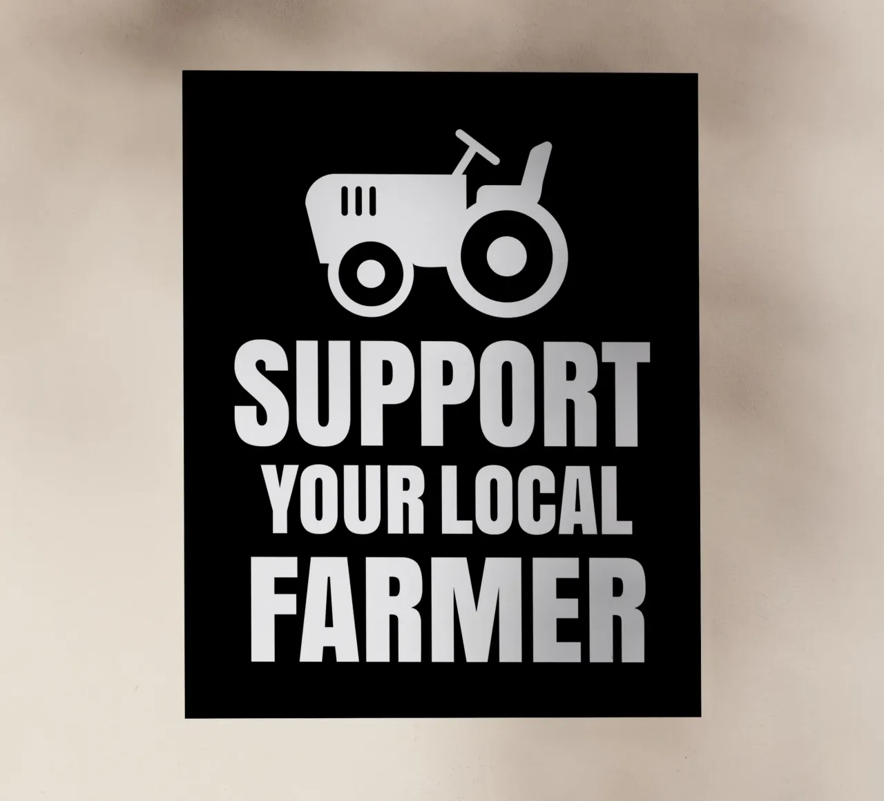 Support your local farmer pellicola backlit da mygreenvalue