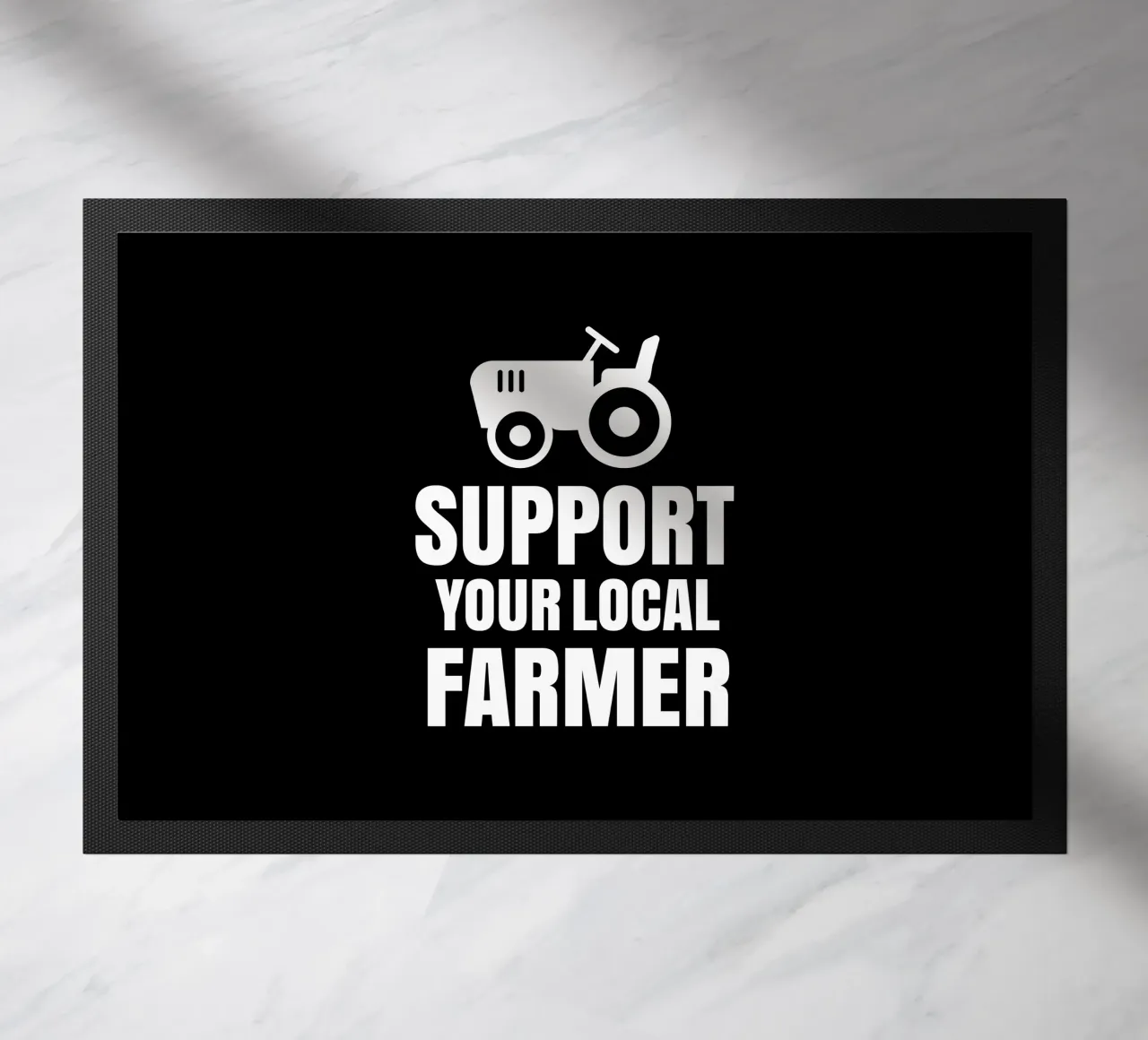 Support your local farmer felpudo de mygreenvalue