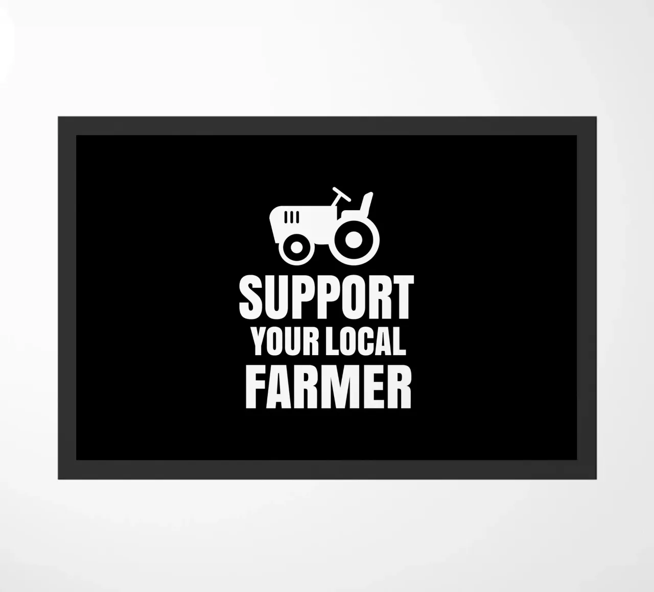 Support your local farmer felpudo de mygreenvalue