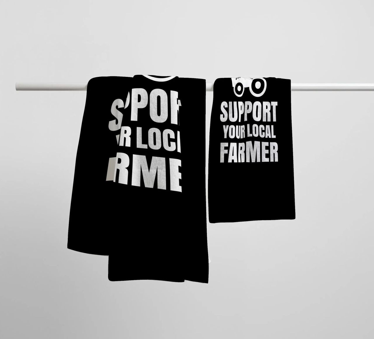 Support your local farmer asciugamano da bagno da mygreenvalue