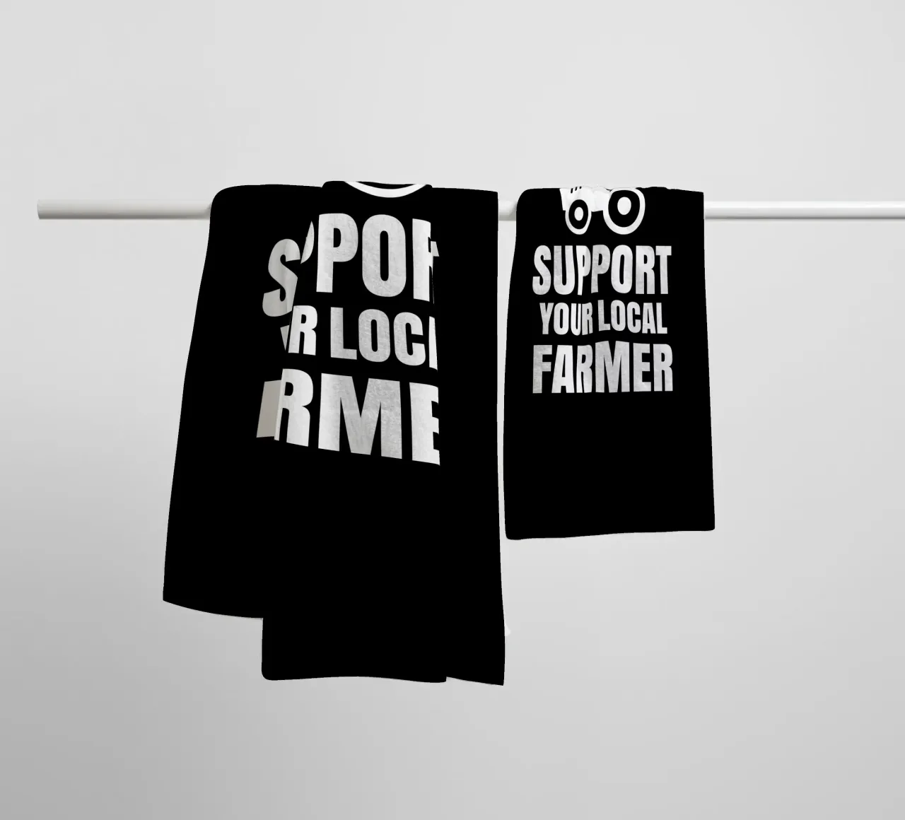 Support your local farmer toalla de baño de mygreenvalue