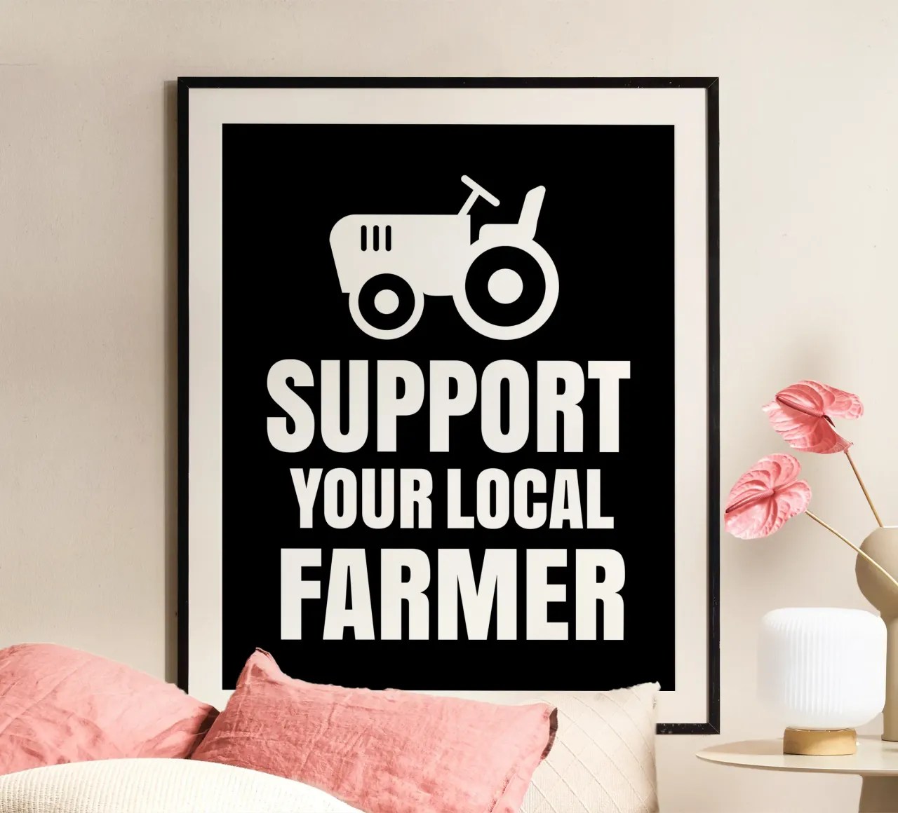 Support your local farmer poster da mygreenvalue