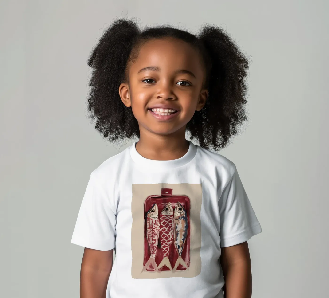 Trio di pesci decorati t-shirt bambini da ThingDesign