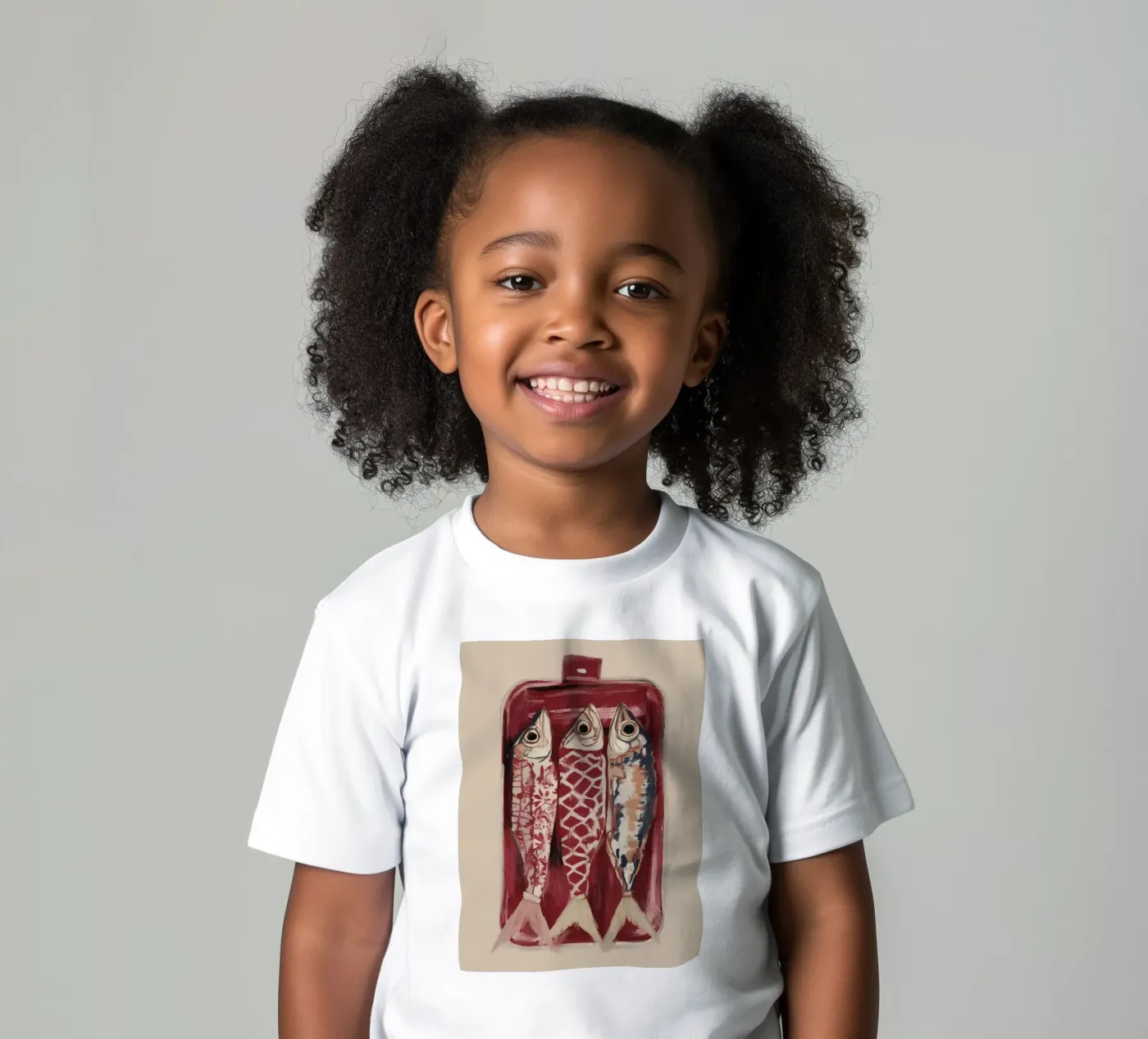 Trio di pesci decorati t-shirt bambini da ThingDesign