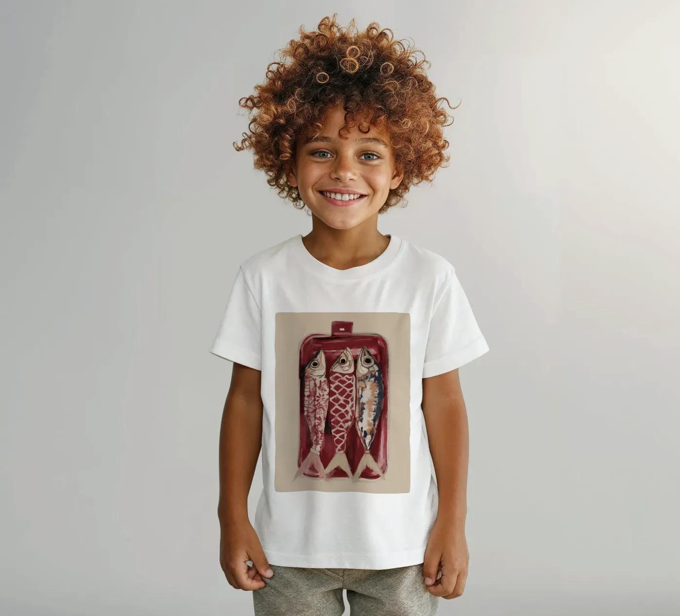 Trio di pesci decorati t-shirt bambini da ThingDesign
