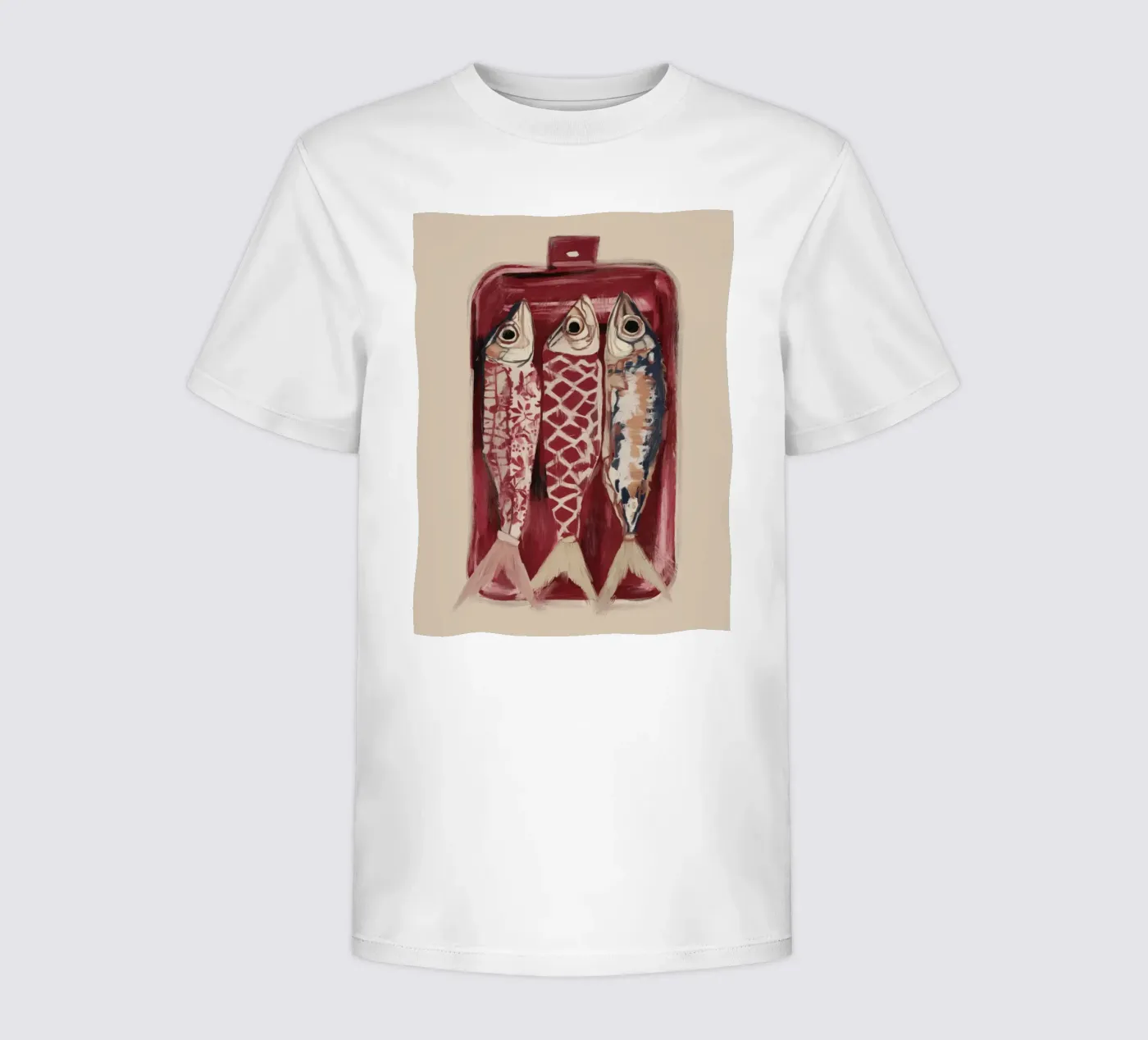 Trio di pesci decorati t-shirt bambini da ThingDesign