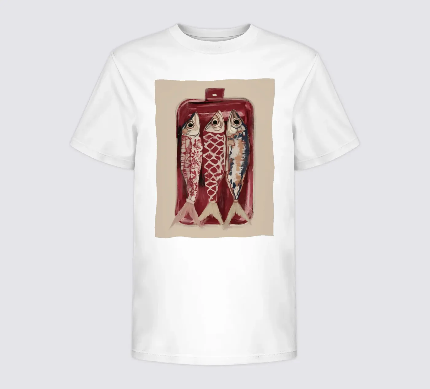 Trio di pesci decorati t-shirt bambini da ThingDesign