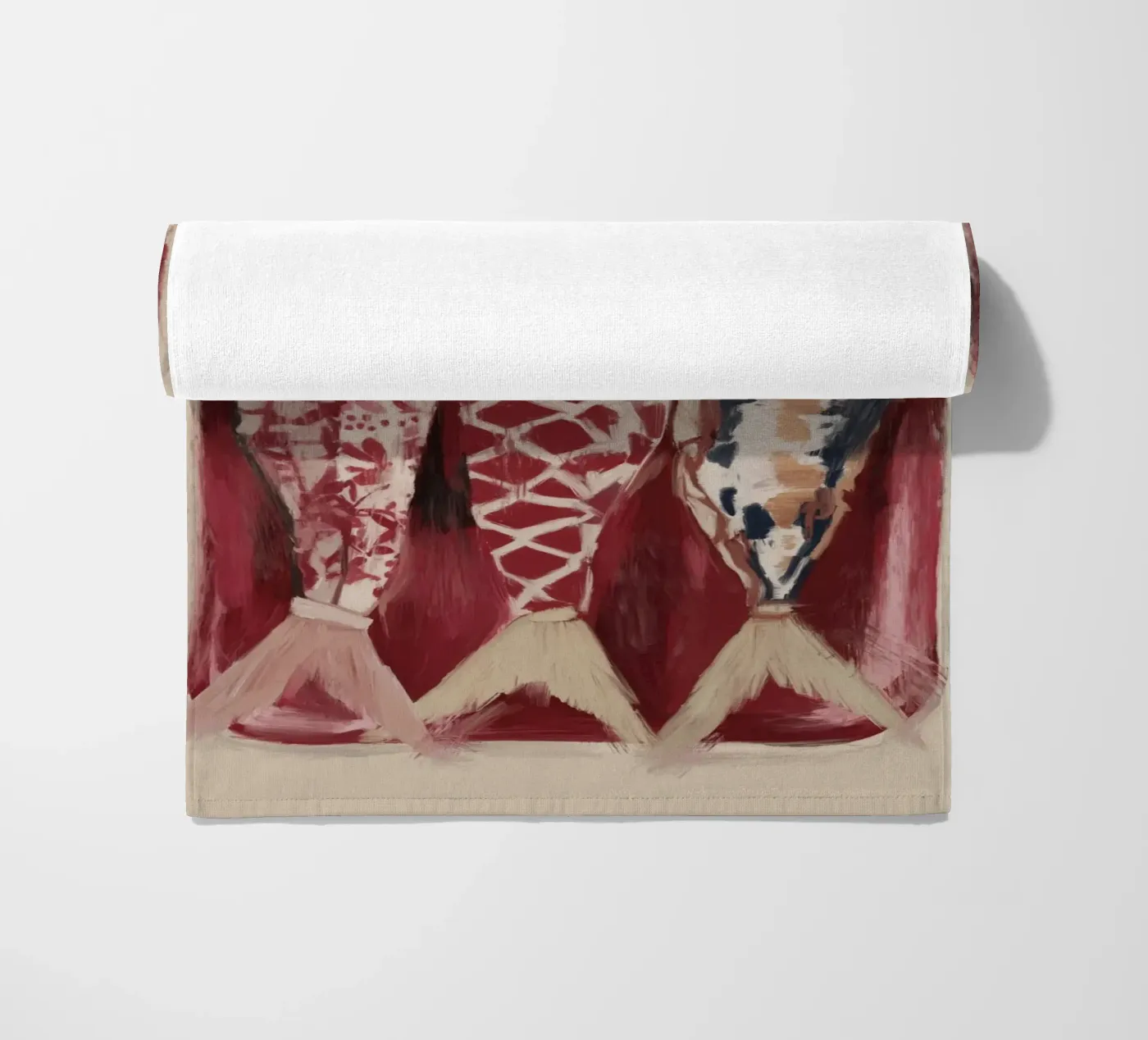 Trio di pesci decorati telo mare da ThingDesign