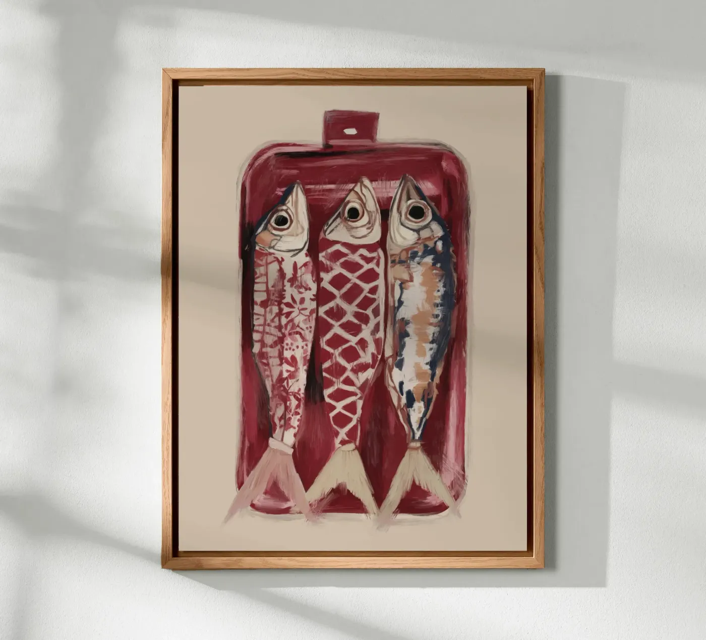 Trio di pesci decorati pannello forex da ThingDesign