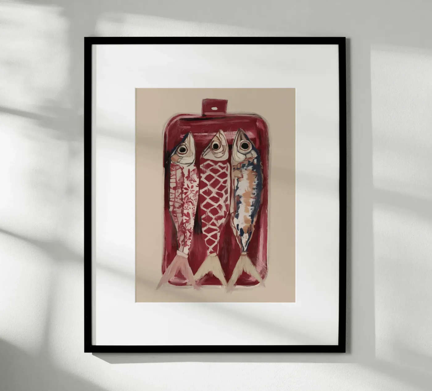 Patterned Fish Trio poster by ThingDesign