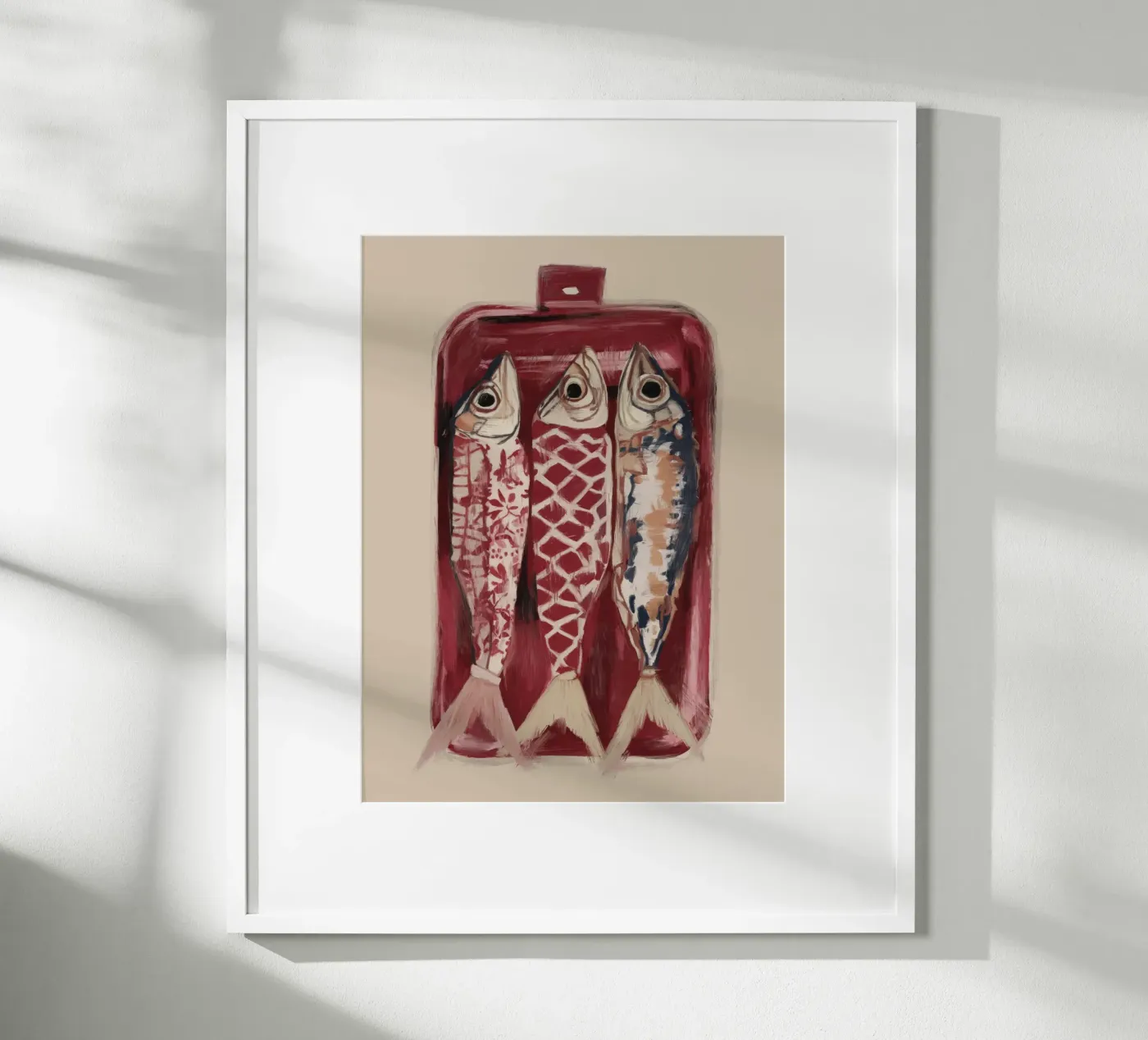Patterned Fish Trio poster by ThingDesign