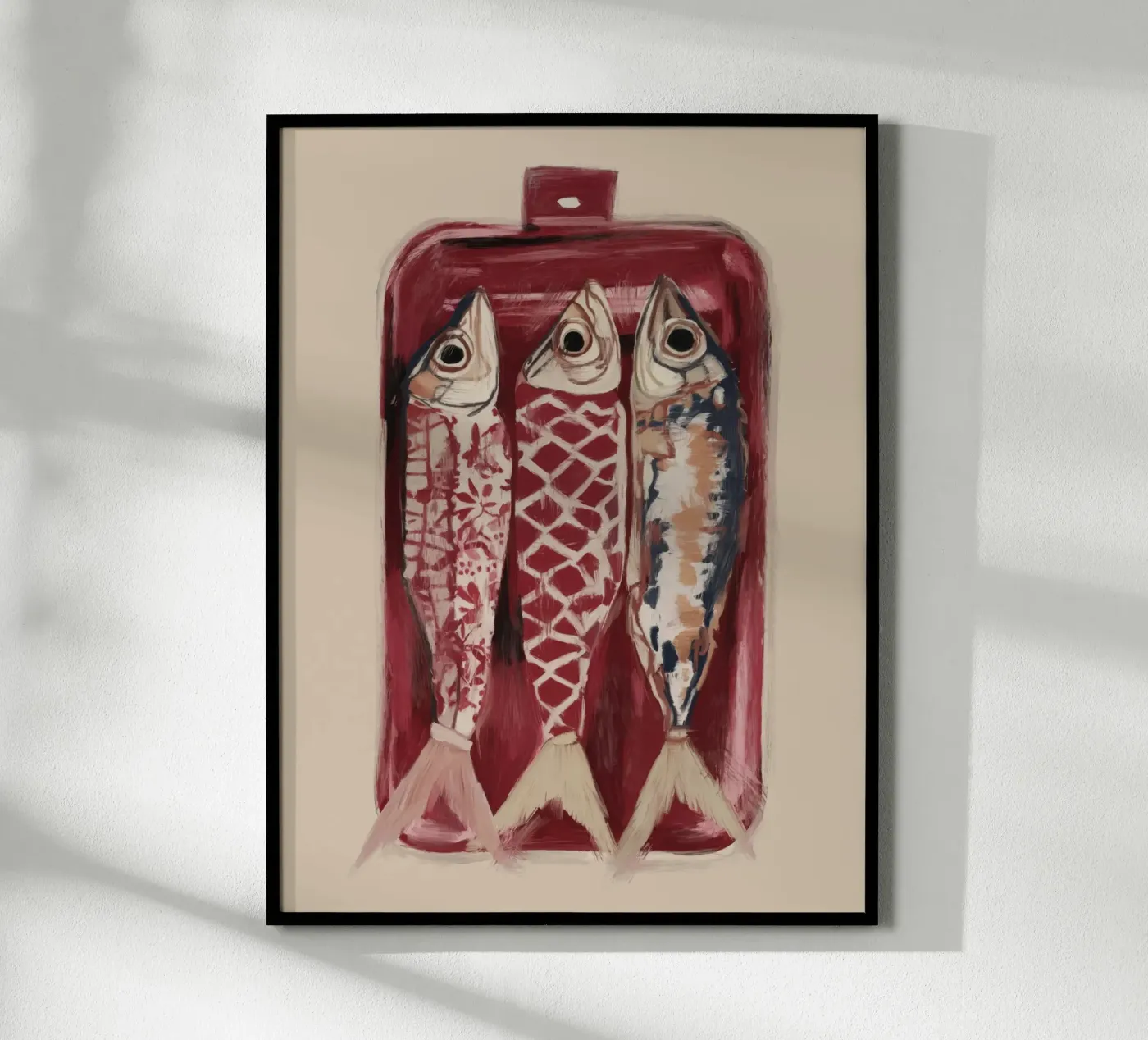 Patterned Fish Trio poster by ThingDesign