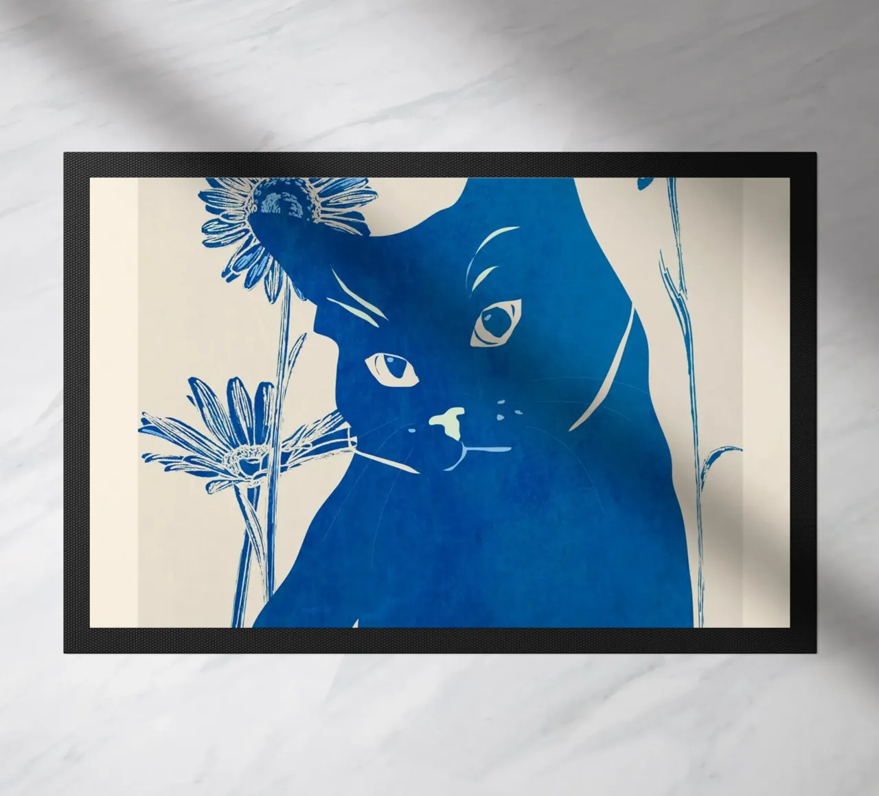 Gatto blu zerbino da ThingDesign