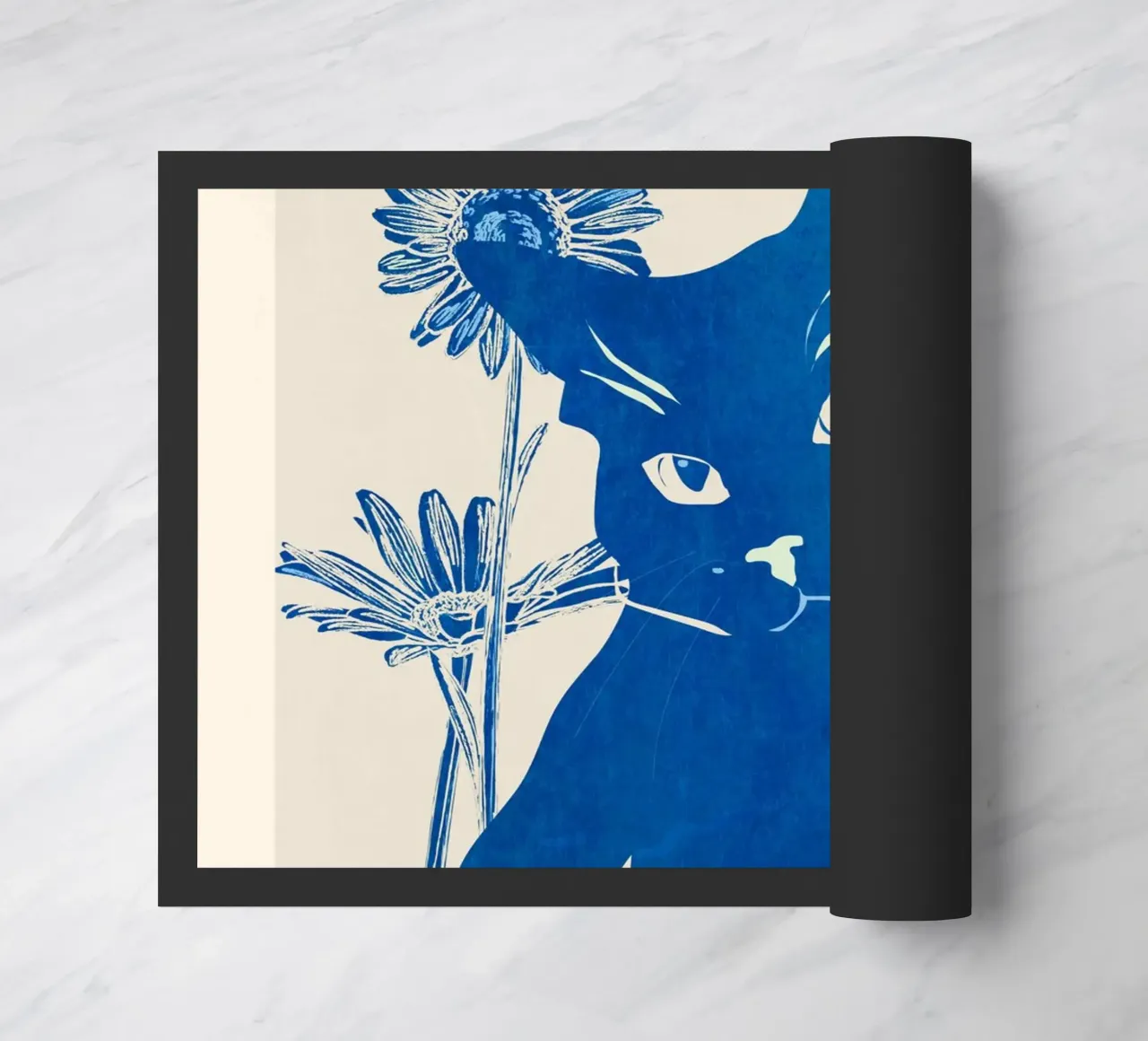 Gatto blu zerbino da ThingDesign