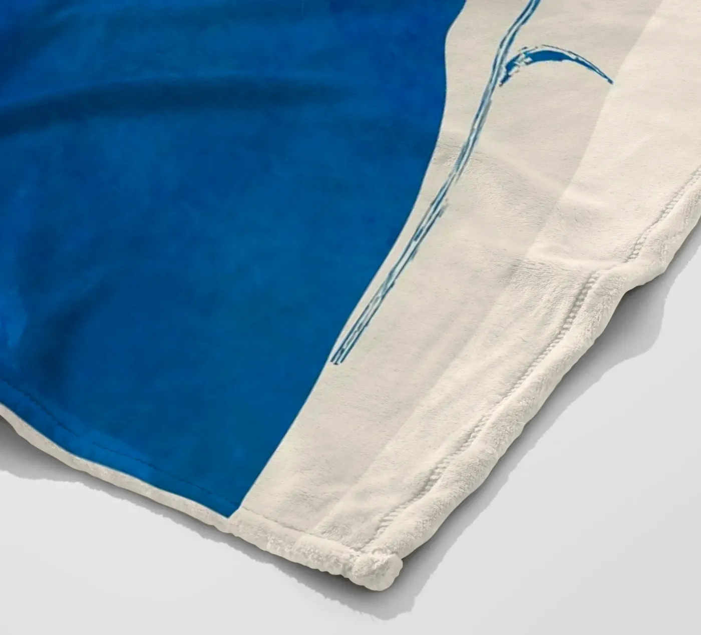 Blauwe Kat fleecedeken van ThingDesign