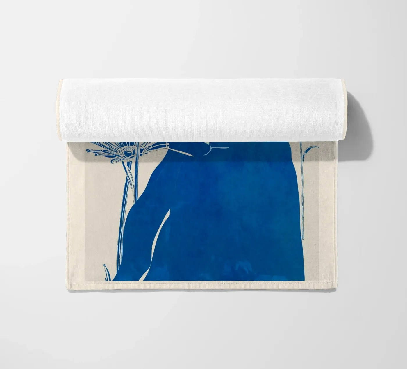 Gatto blu telo mare da ThingDesign