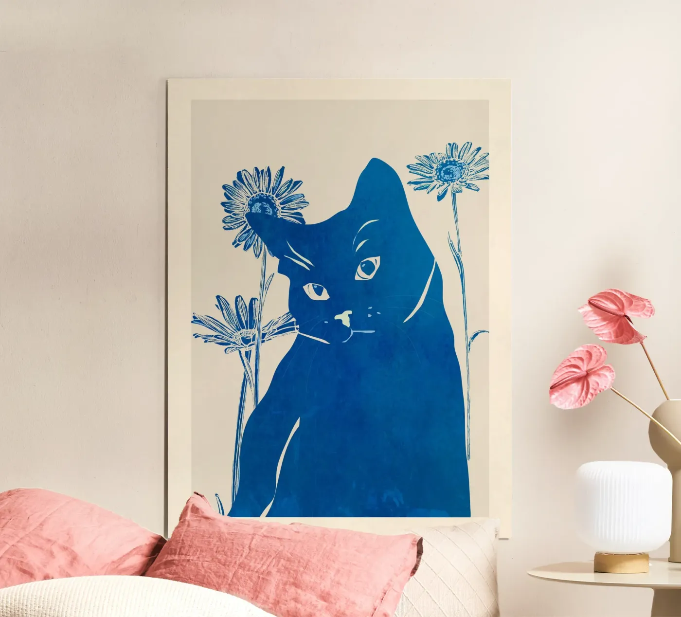 Gatto blu poster da ThingDesign
